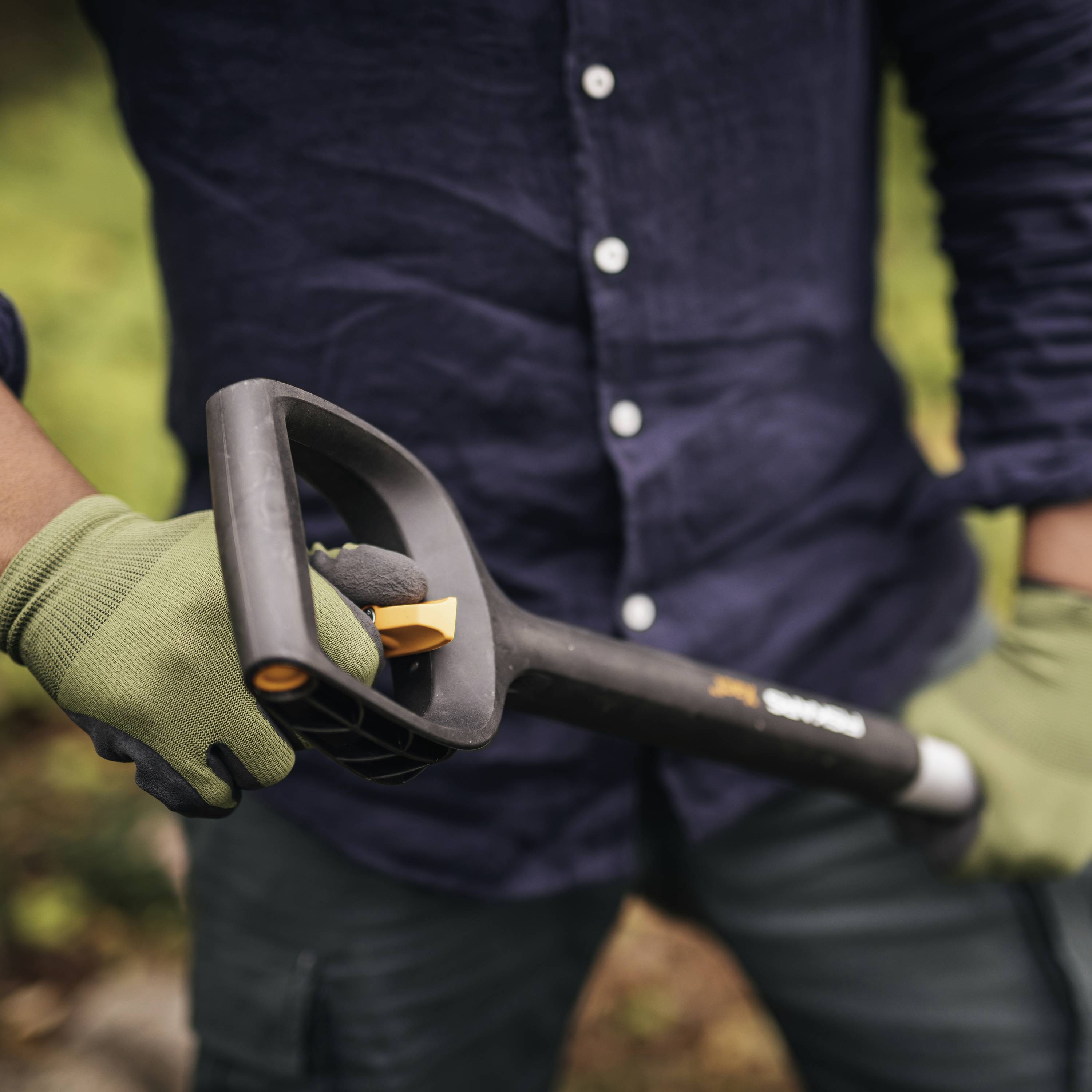 Fiskars 1066733 Spaten Arbeitsbreite 192mm D-Griff