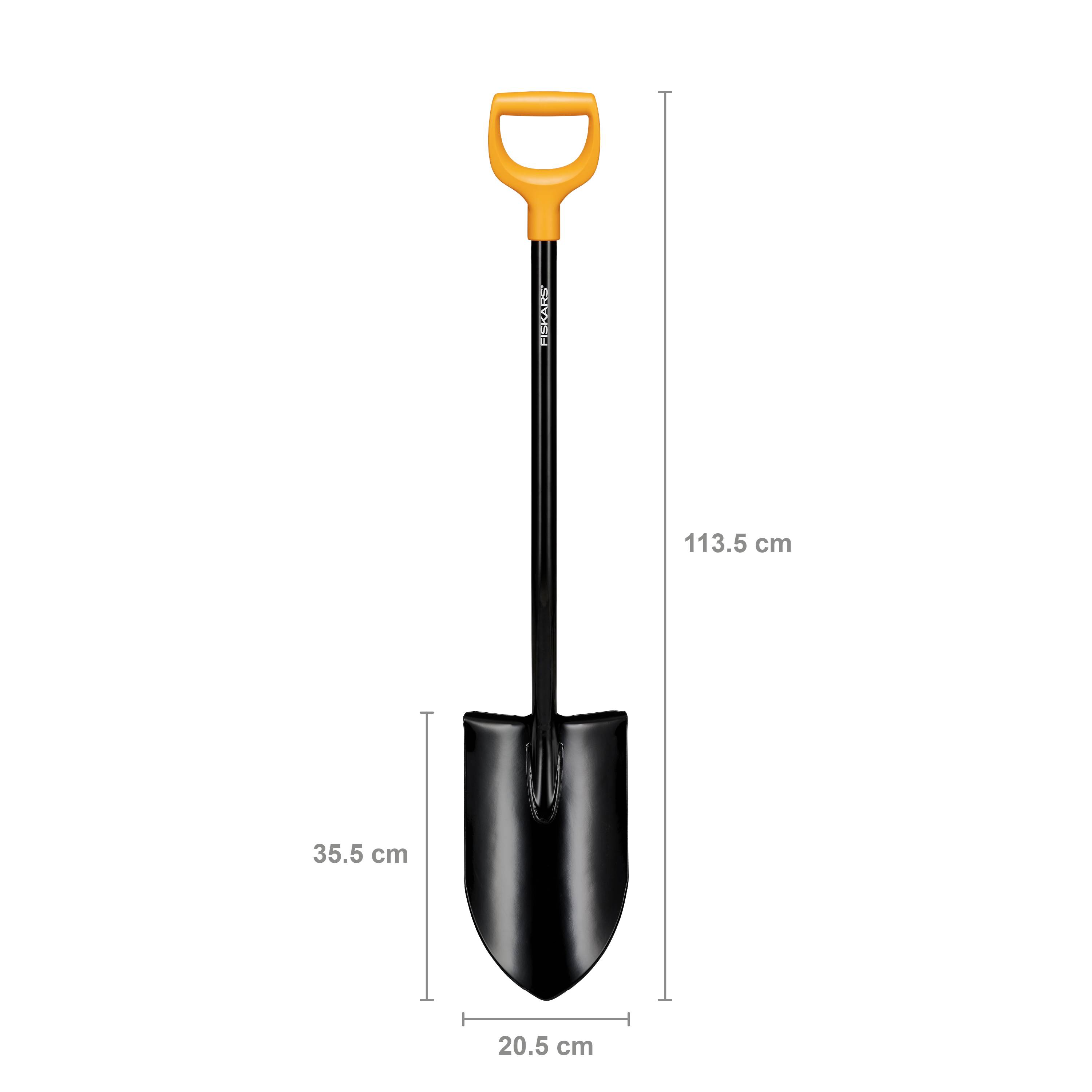 Fiskars 1067516 Spaten Arbeitsbreite 205mm D-Griff
