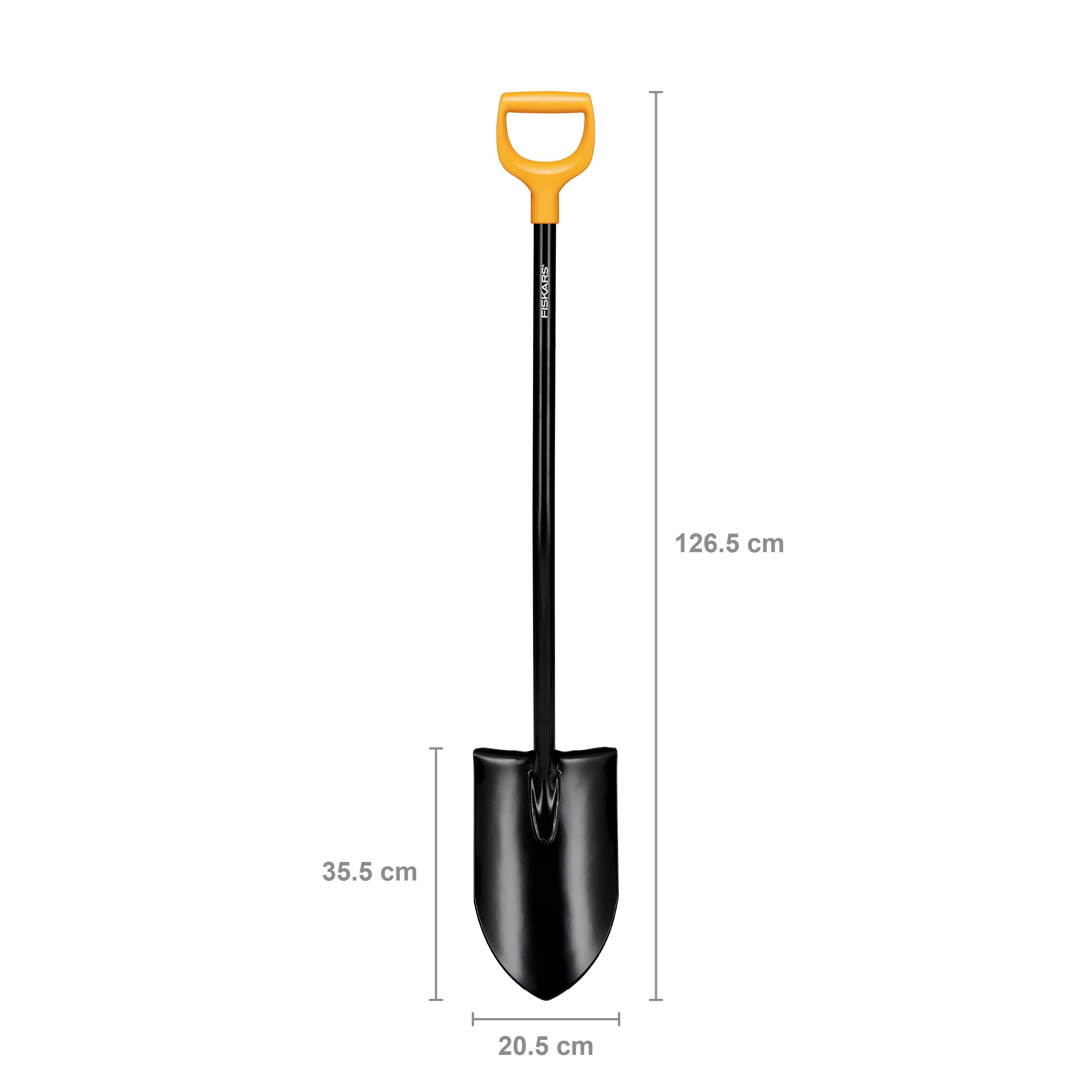 Fiskars 1067517 Spaten Arbeitsbreite 205mm D-Griff