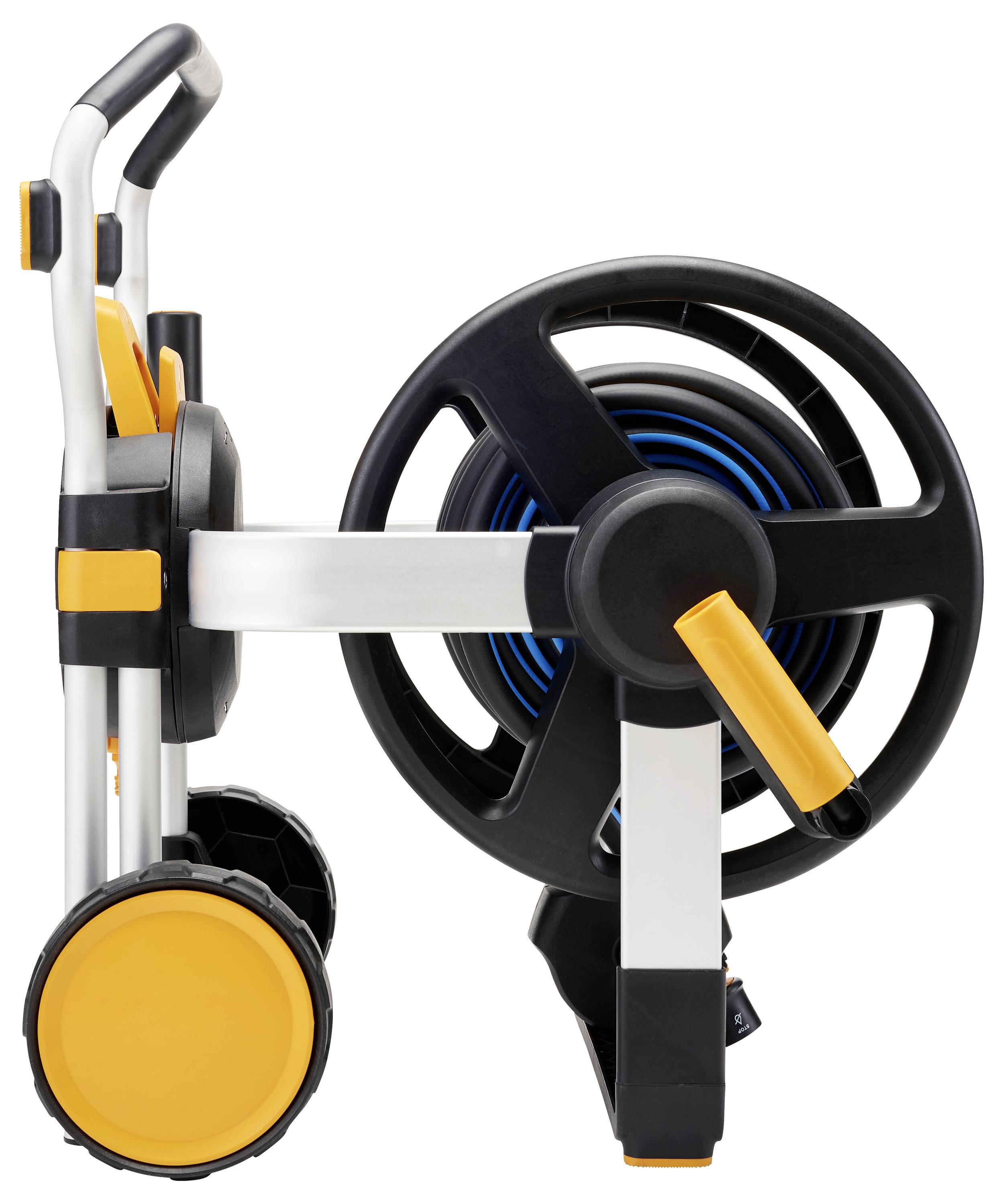 Fiskars 1062256 Waterwheel XL Schlauchwagen 13mm 20m 1/2 Zoll 1 St. Schwarz, Orange