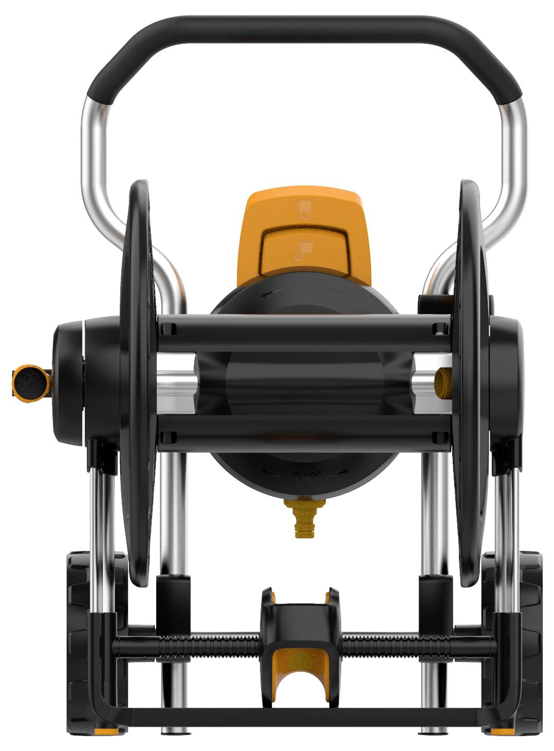 Fiskars 1062257 Schlauchwagen 1 St. Schwarz, Orange