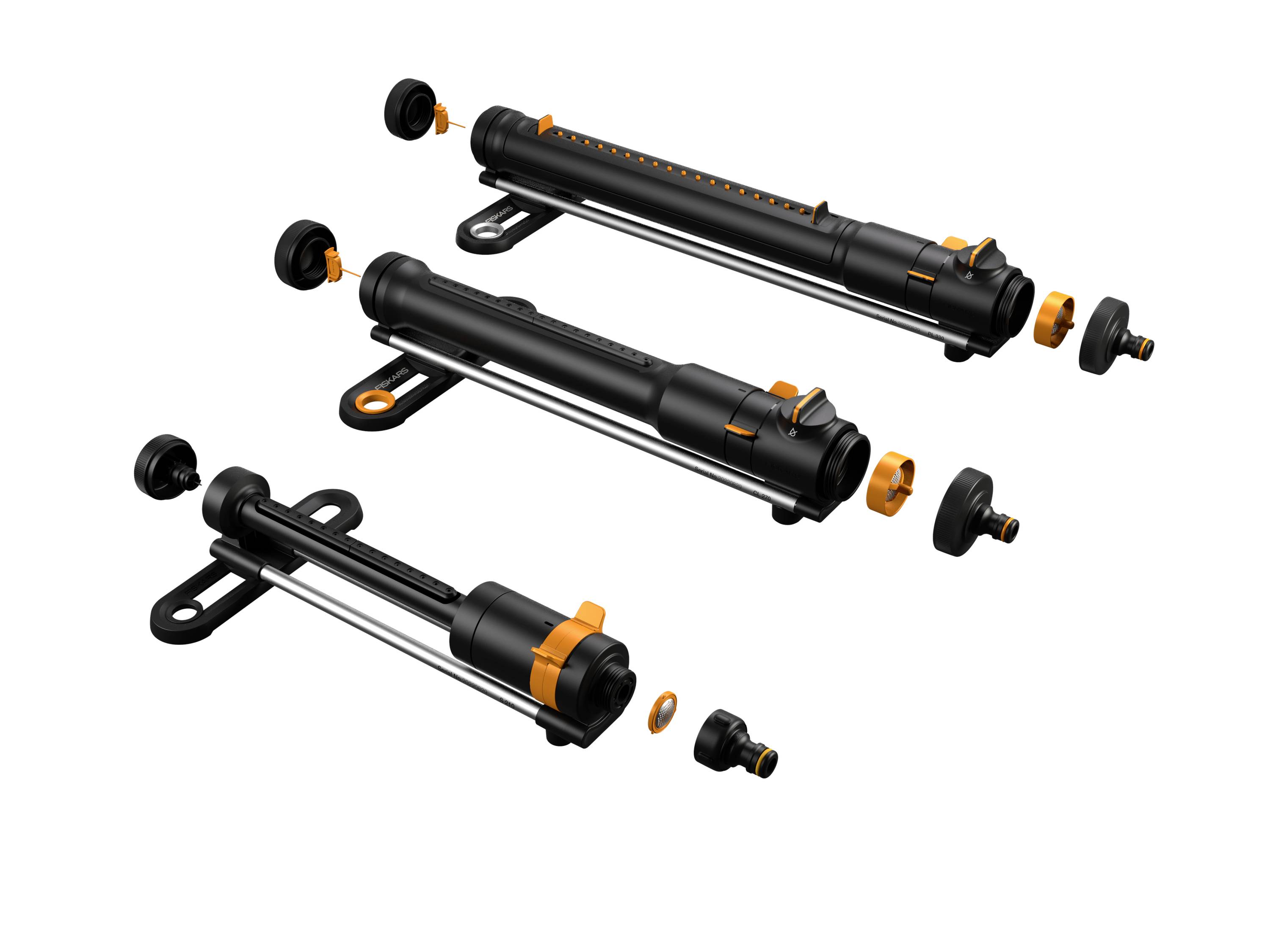 Fiskars 1070831 X-Series Rasensprenger 340 m² (max.)