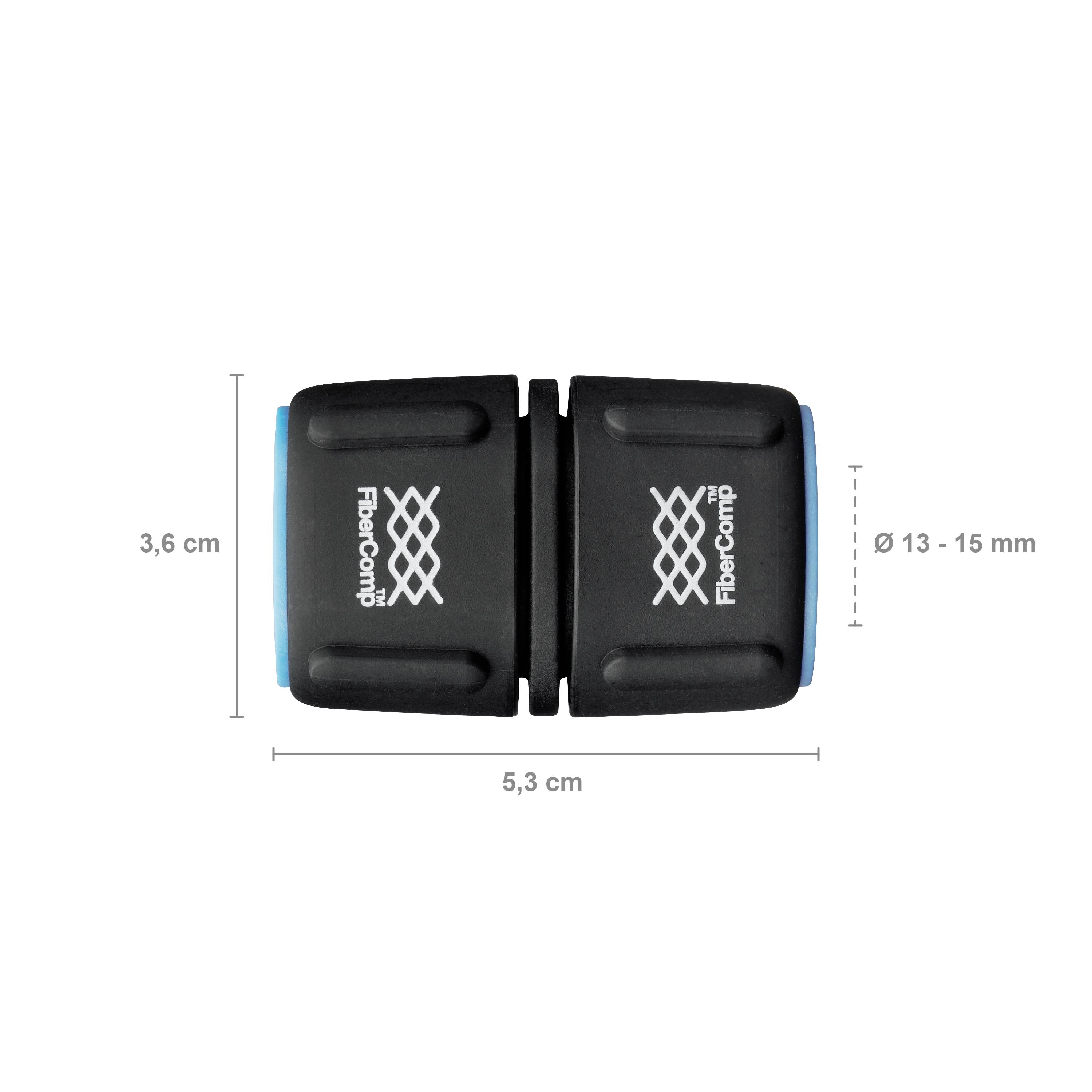 Fiskars 1054784 FiberComp Schlauch-Verbindungsstück 13mm (1/2") - 15mm (5/8")