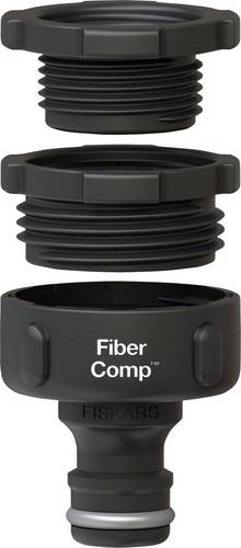 Fiskars 1027056 FiberComp hose connector durable lightweight black...