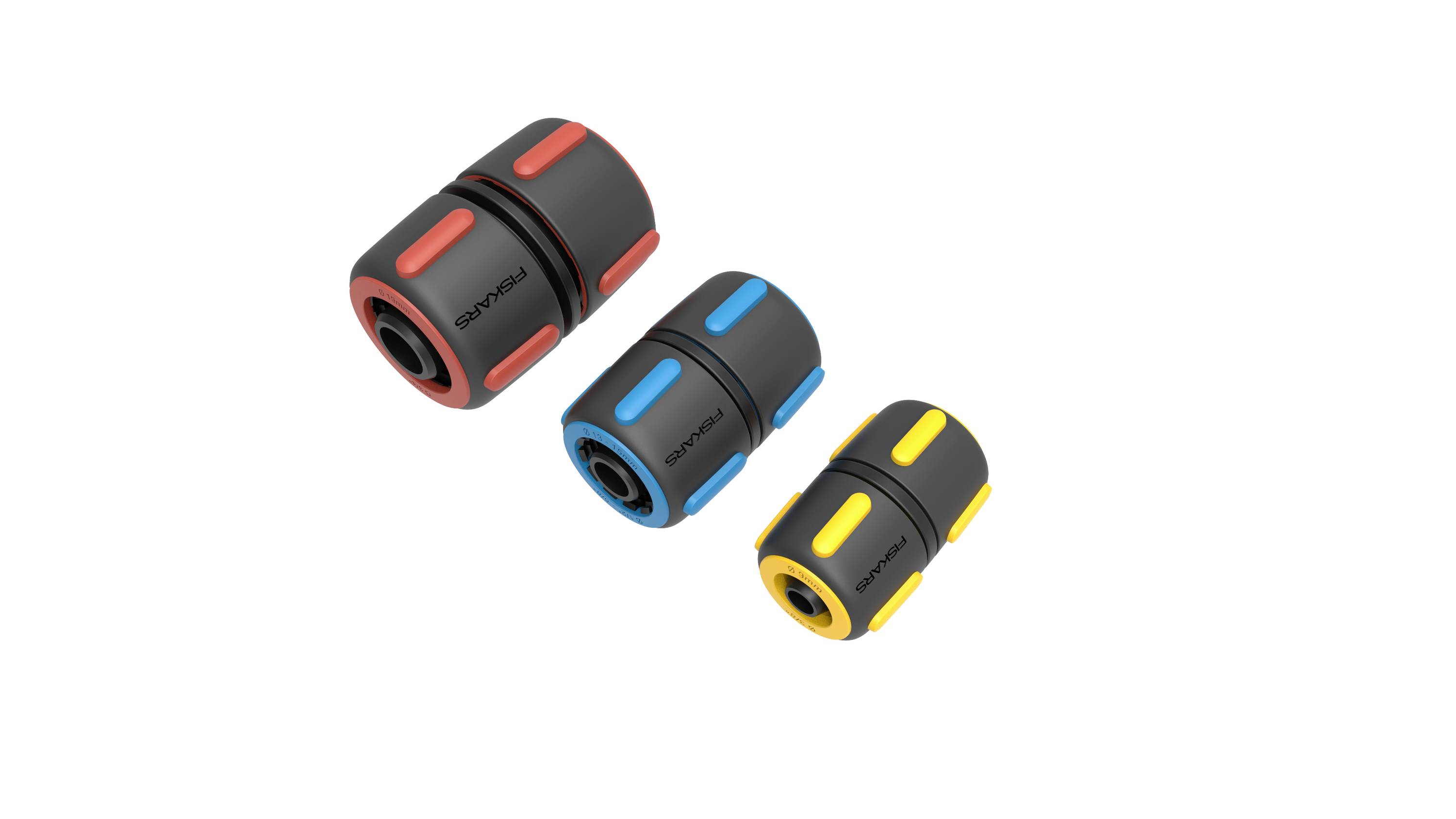 Fiskars 1027064 Schlauch-Verbindungsstück 13mm (1/2") - 15mm (5/8")