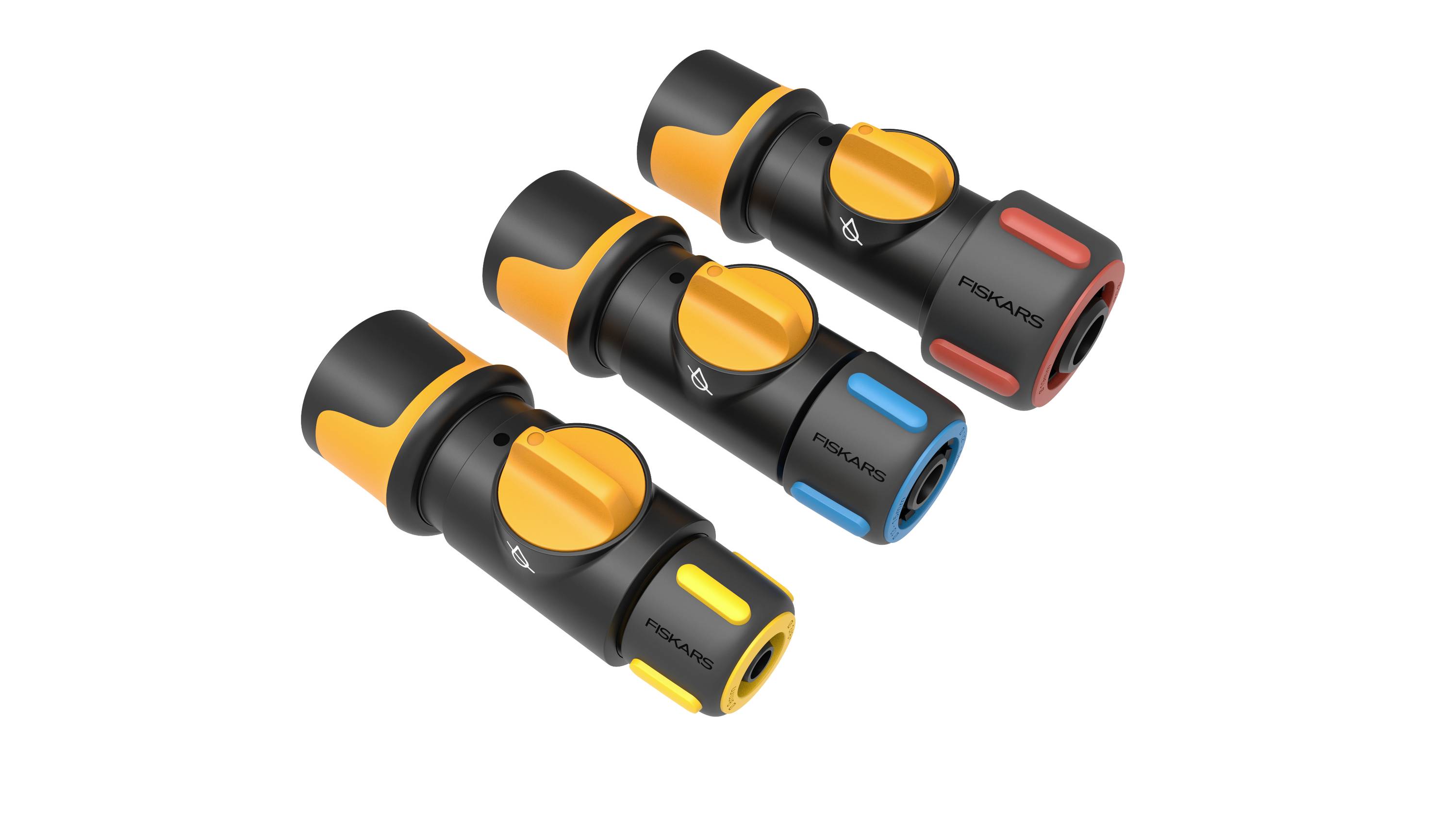 Fiskars 1027086 Schlauchanschluss 13mm (1/2") - 15mm (5/8") mit Regulierventil