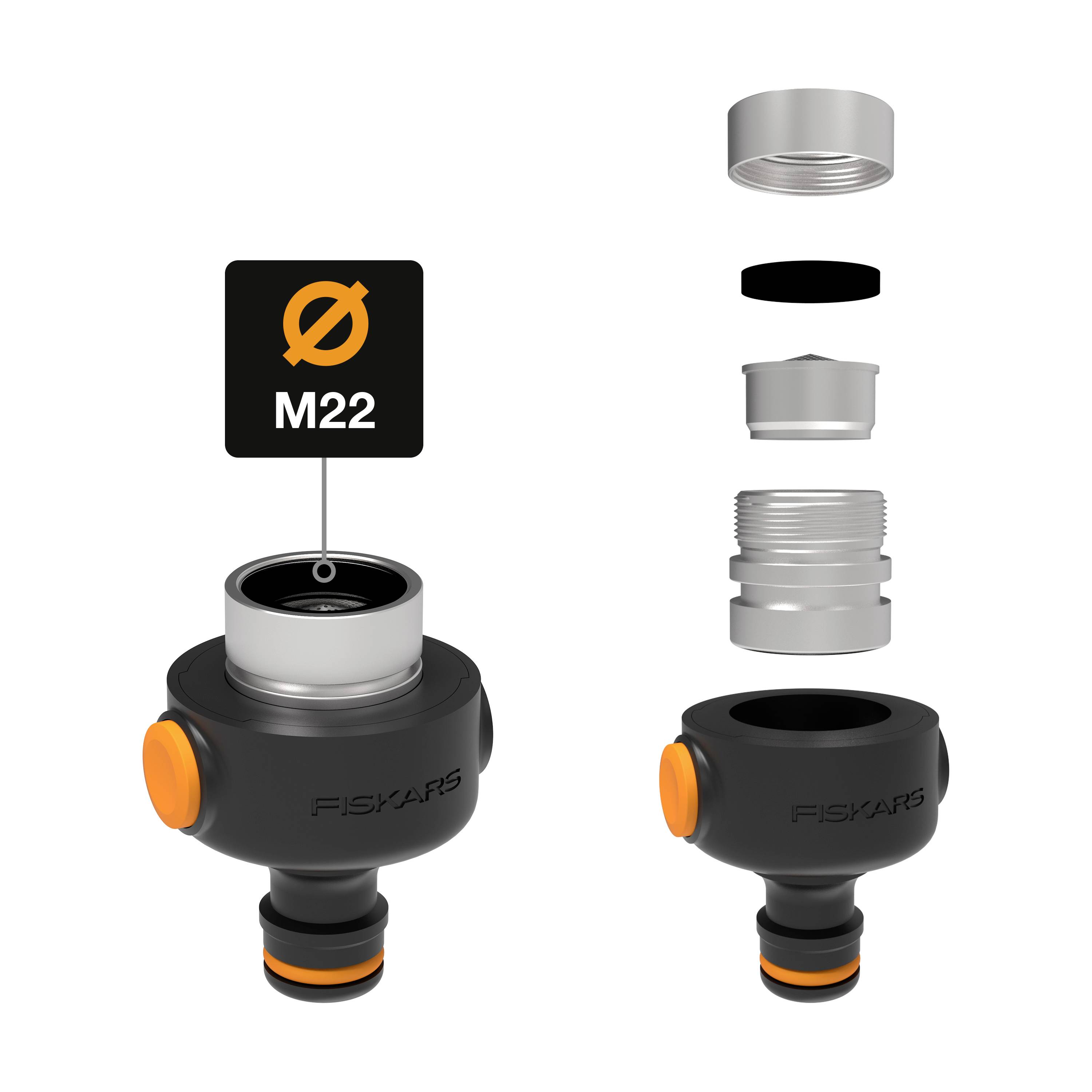 Fiskars 1027062 Hahnanschluss