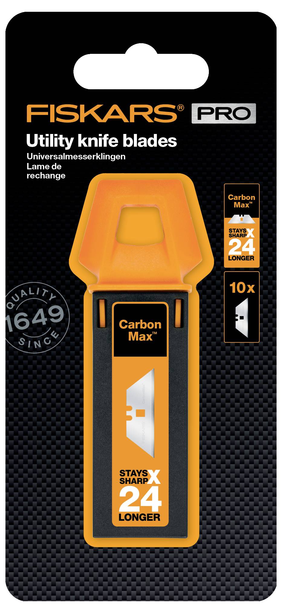 Fiskars 1027230 CarbonMax™ Universalmesserklingen 10St.