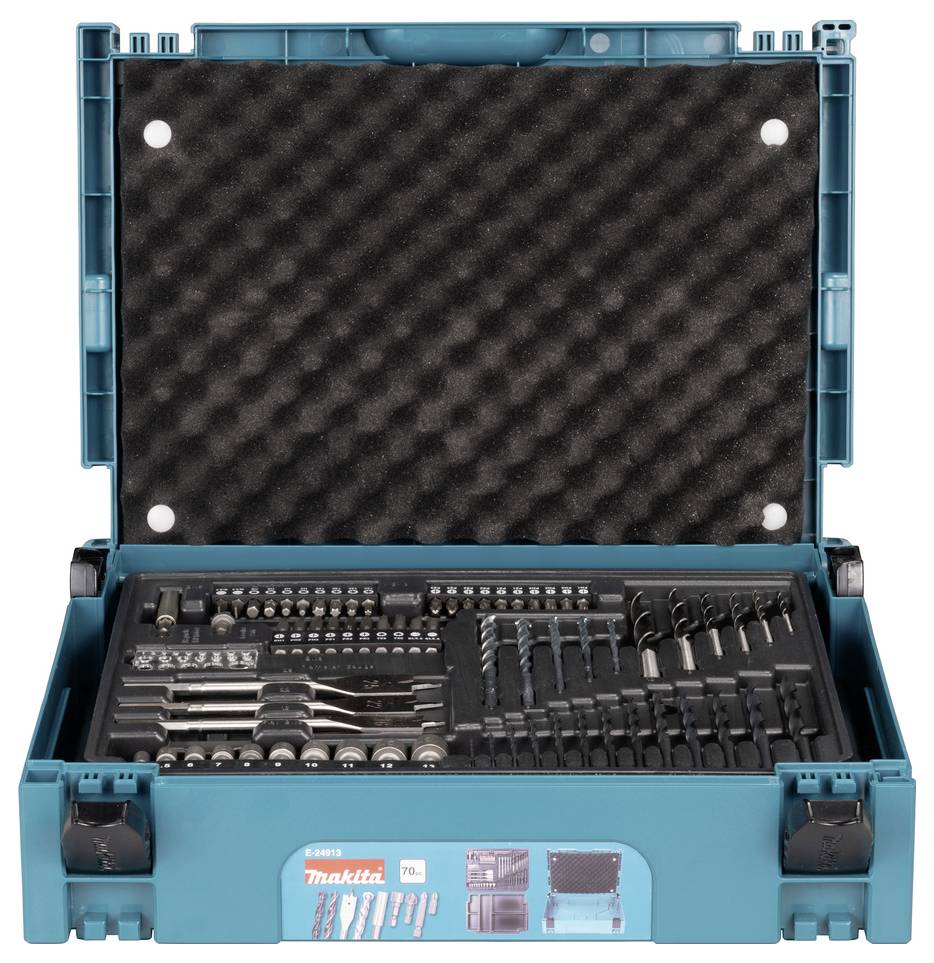 Makita E-07048 Bohrer- Und Bit-Set – 28-teilig, Mit Magnetischem Bithalter