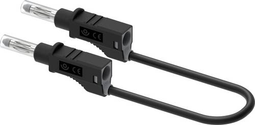 Electro PJP 2214/600V-CD1-50N Messleitung Bananenstecker 50 cm Schwarz 1 St.