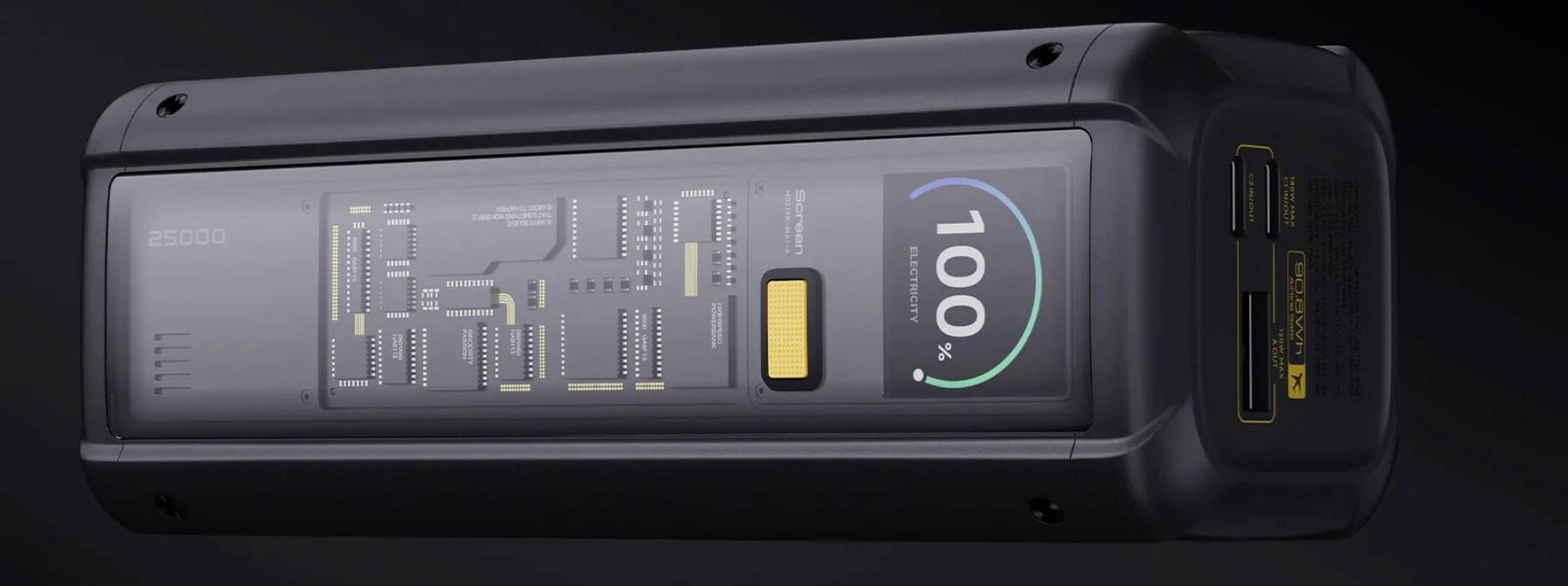 Xiaomi BHR9970GL Powerbank 25000 mAh USB PD Li-Ion Schwarz