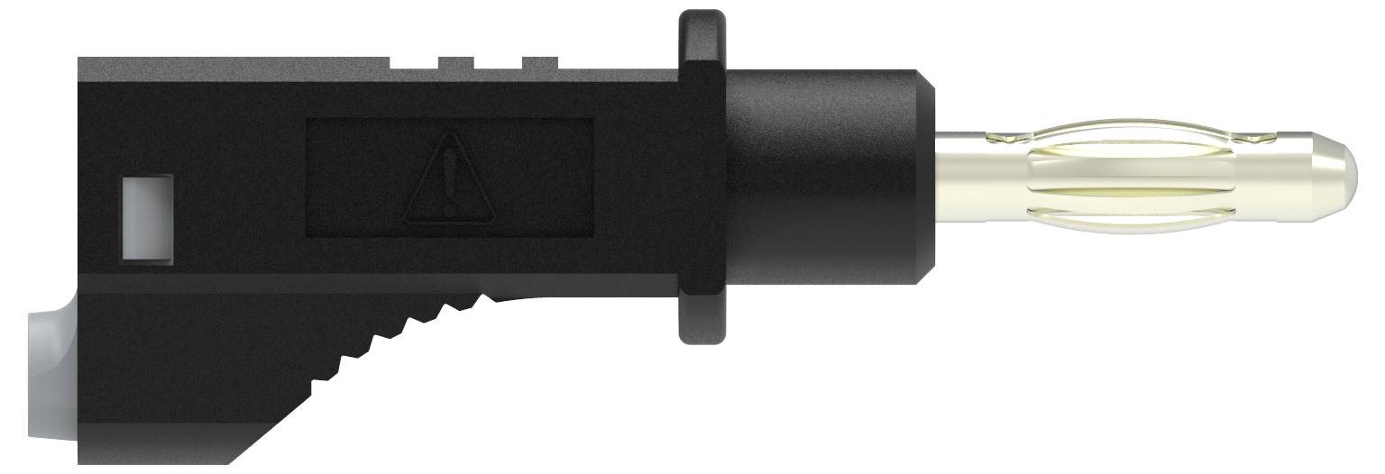 Electro PJP 2111-CD1-50N Messleitung Bananenstecker 4mm 50cm Schwarz 1St.