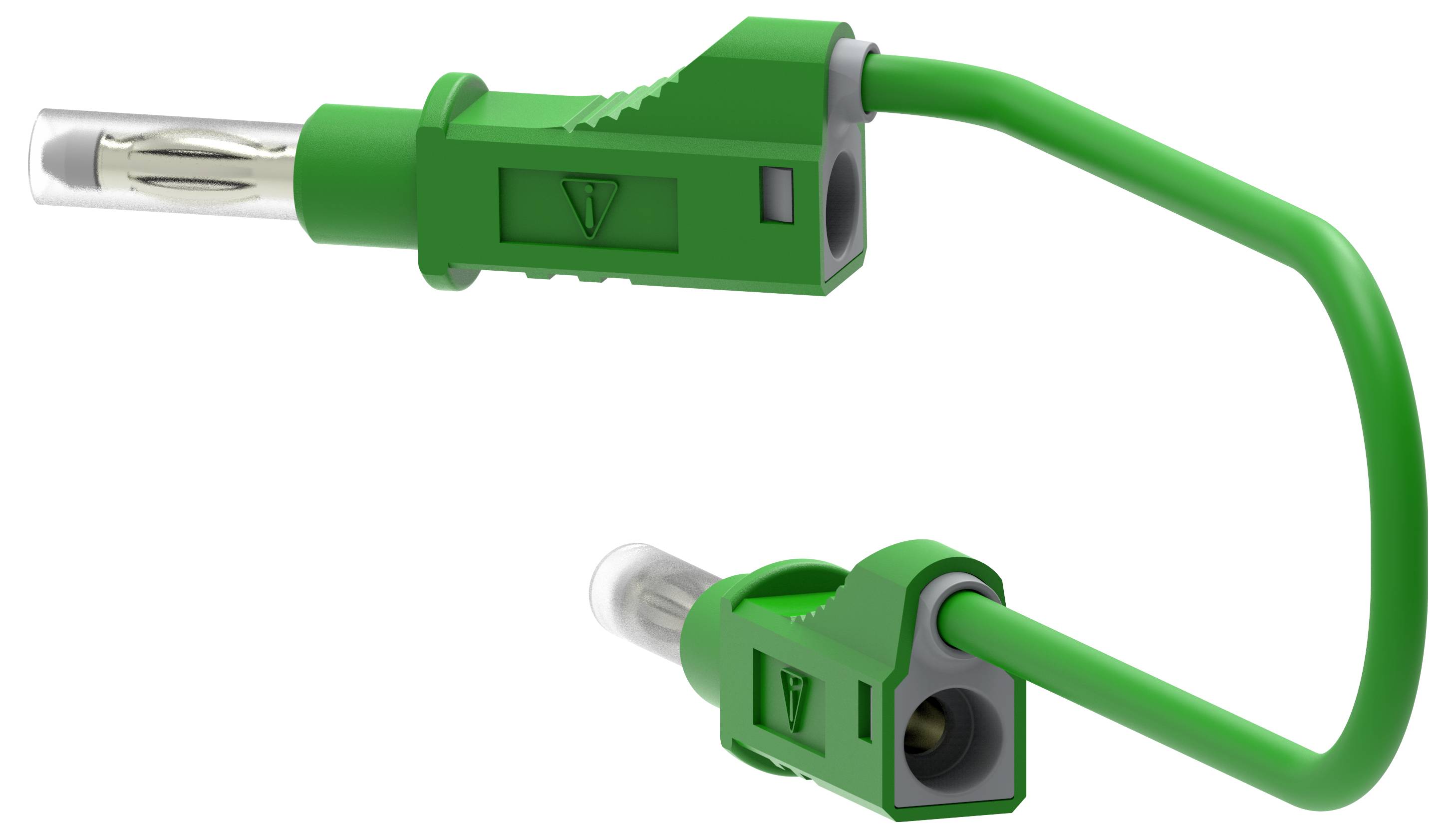 Electro PJP 2211/600V-CD1-25V Messleitung Bananenstecker 25cm Grün 1St.