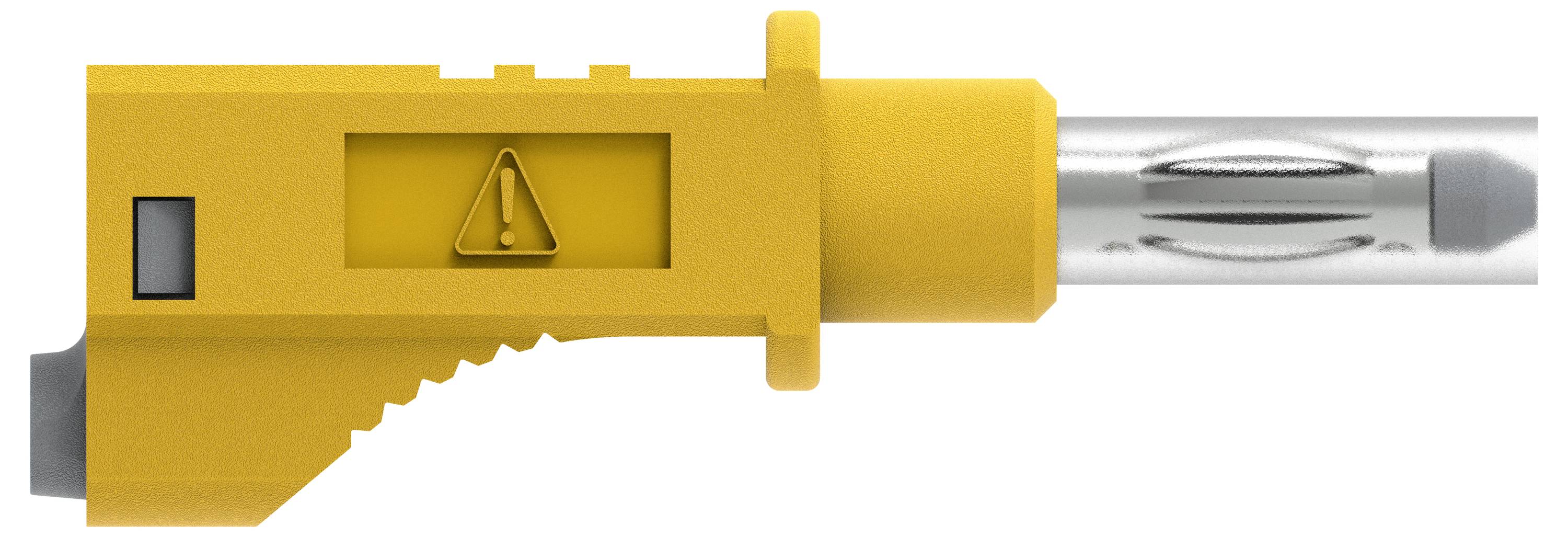 Electro PJP 2211/600V-CD1-100J Messleitung Bananenstecker 100cm Gelb 1St.