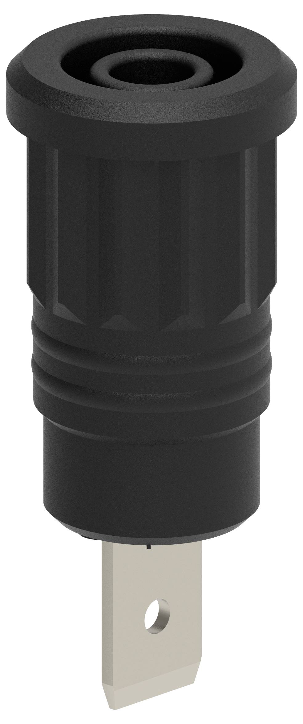 Electro PJP 3286-CD1-N Sicherheits-Einpressbuchse Schwarz