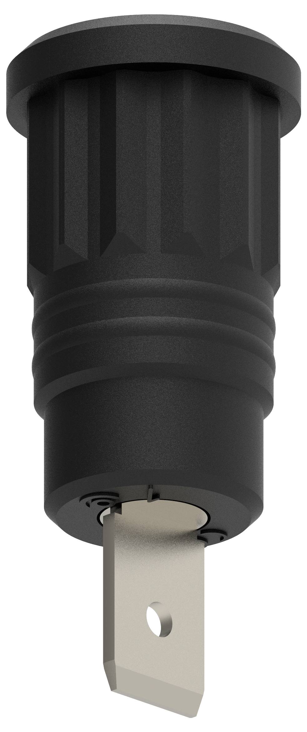 Electro PJP 3286-CD1-N Sicherheits-Einpressbuchse Schwarz