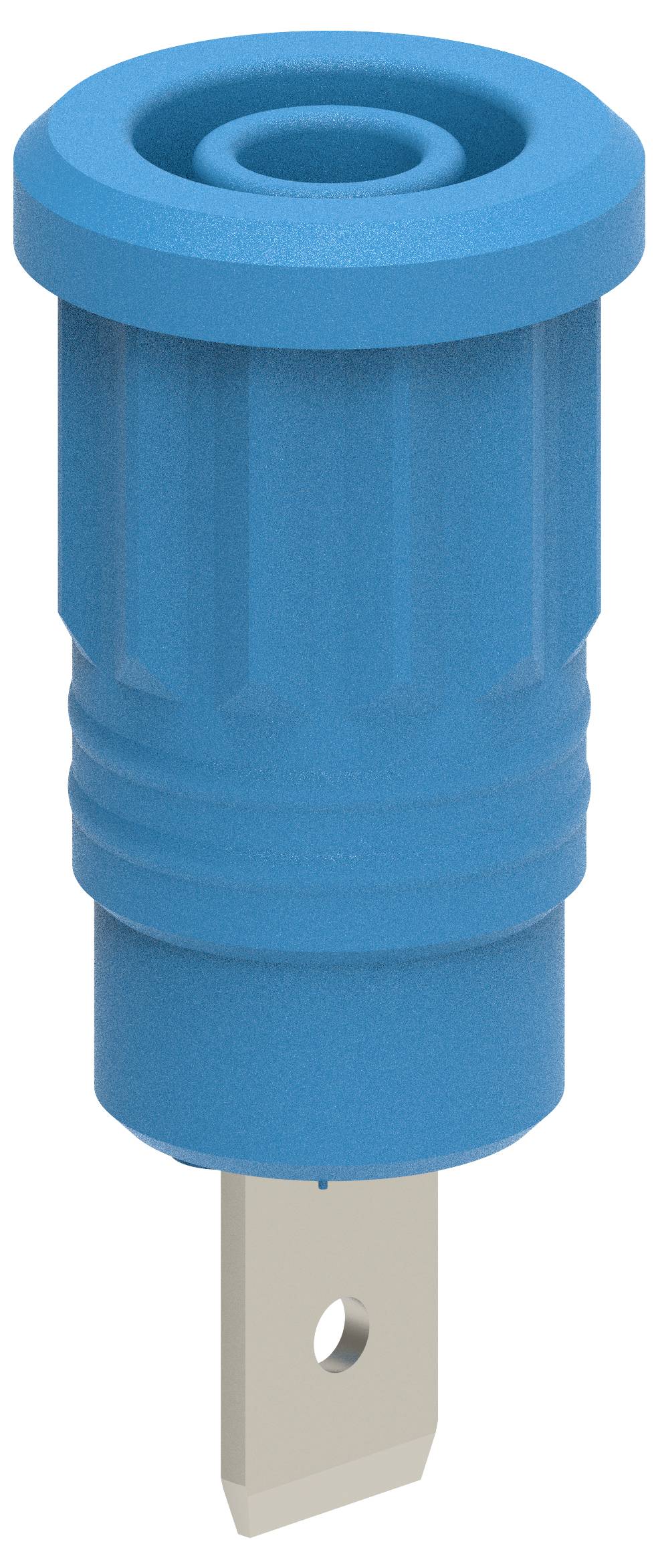 Electro PJP 3286-CD1-BL Sicherheits-Einpressbuchse Blau