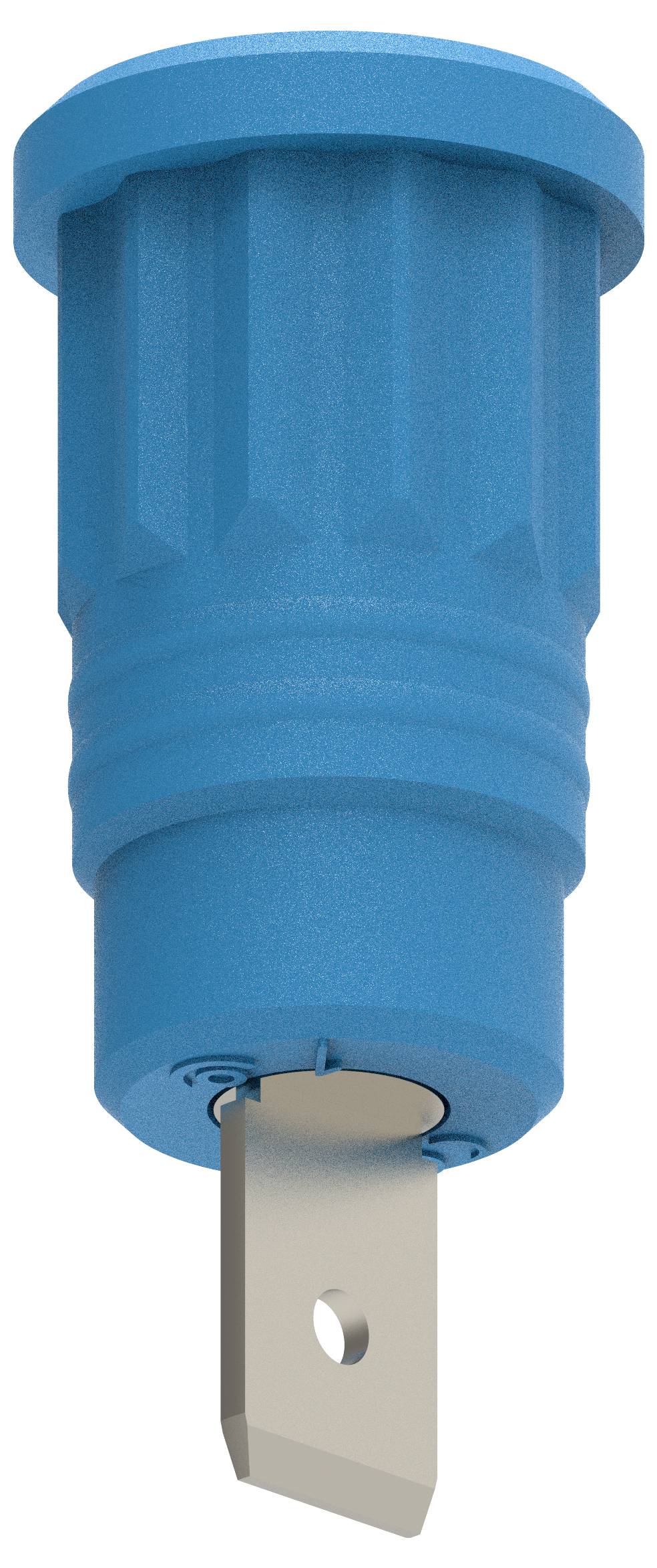 Electro PJP 3286-CD1-BL Sicherheits-Einpressbuchse Blau