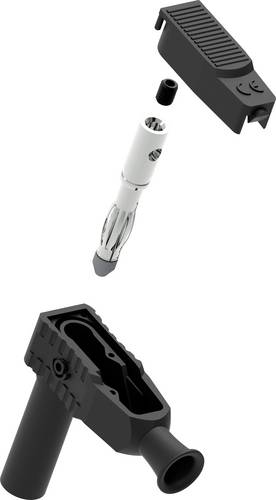 Electro PJP 1067-CD1-N Bananenstecker Schwarz