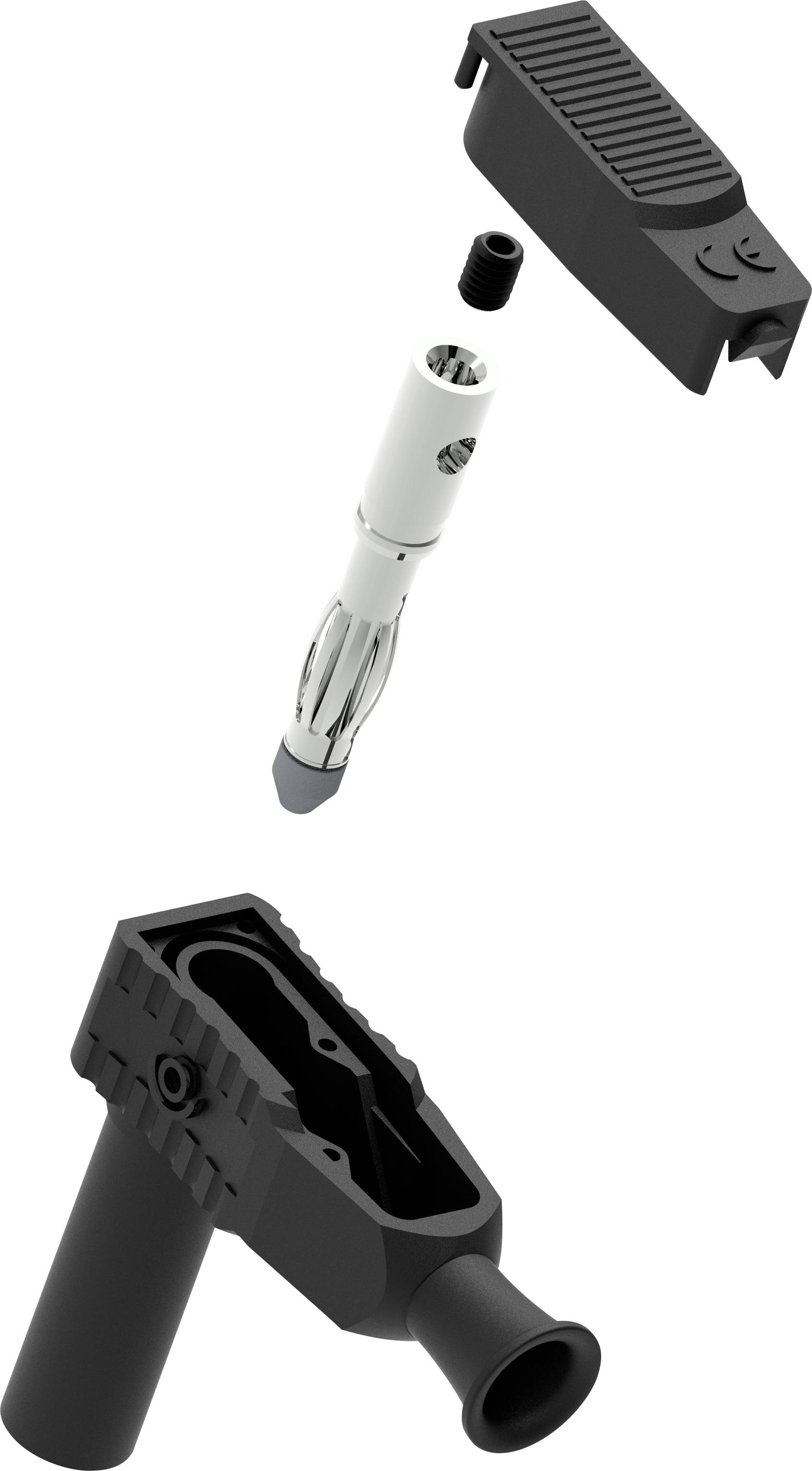 Electro PJP 1067-CD1-N Bananenstecker Schwarz 1 St.