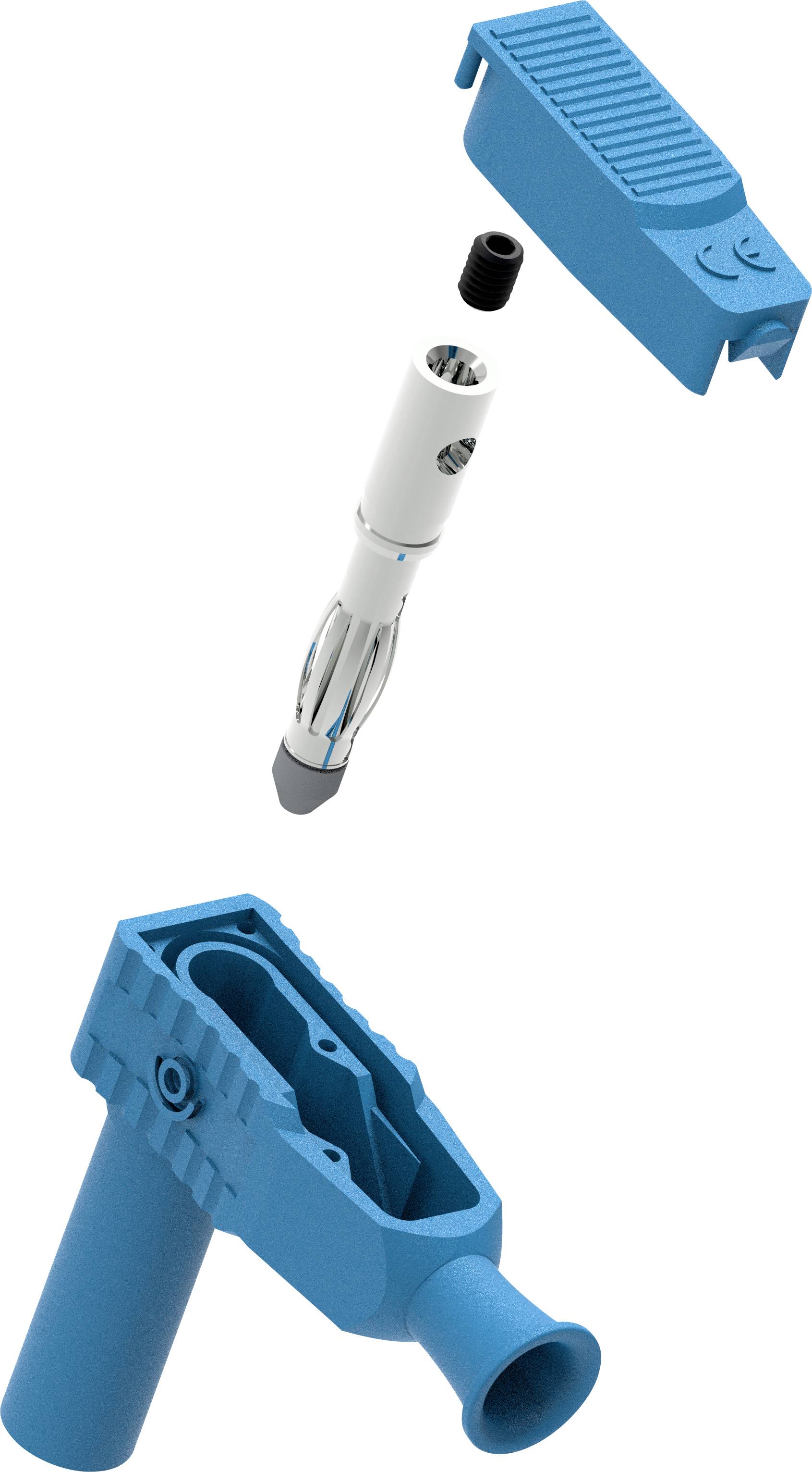 Electro PJP 1067-CD1-BL Bananenstecker Blau 1 St.