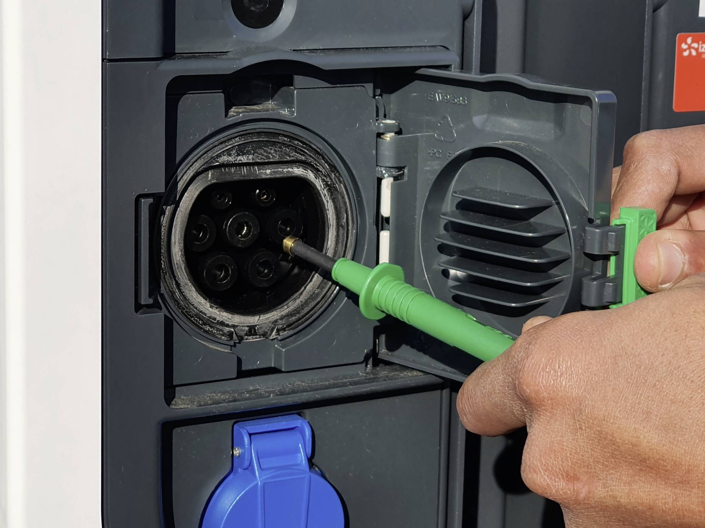 Electro PJP 406-EVSE-CD1-V Prüfspitze CAT II 1000 V, CAT III 1000 V, CAT IV 600V Grün 1St.