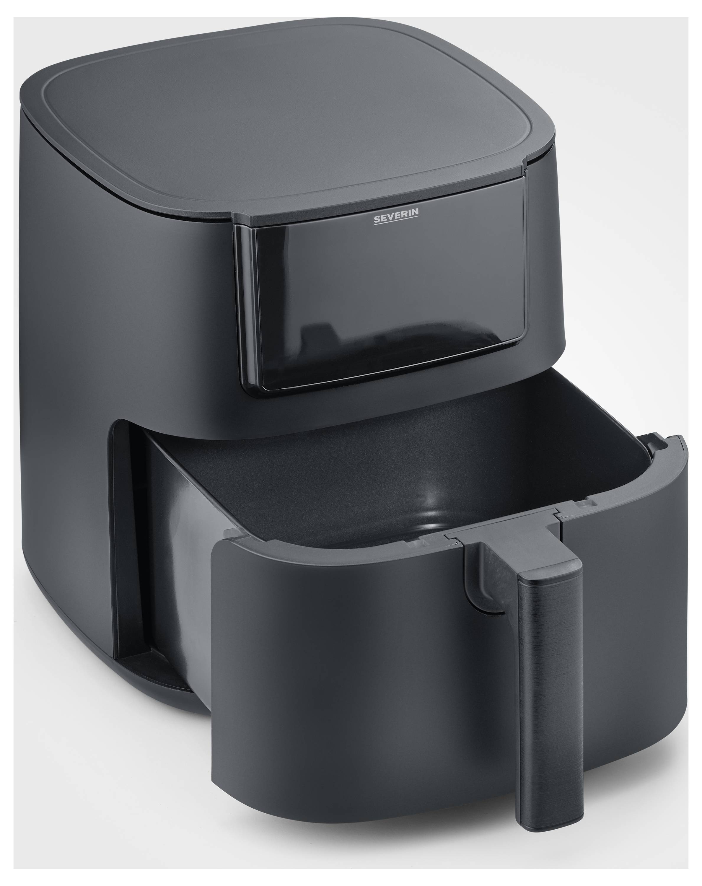 Severin FR 2462 Heißluft-Fritteuse 7 l 1700 W mit Display, Antihaftbeschichtung Schwarz