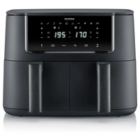 Severin FR 2463 Heißluft-Fritteuse 8 l 2600 W Timerfunktion, mit Display Schwarz Severin FR 2463 Heißluft-Fritteuse 8 l 2600 W Timerfunktion, mit Display Schwarz