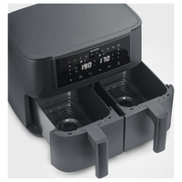 Severin FR 2463 Heißluft-Fritteuse 8 l 2600 W Timerfunktion, mit Display Schwarz Severin FR 2463 Heißluft-Fritteuse 8 l 2600 W Timerfunktion, mit Display Schwarz