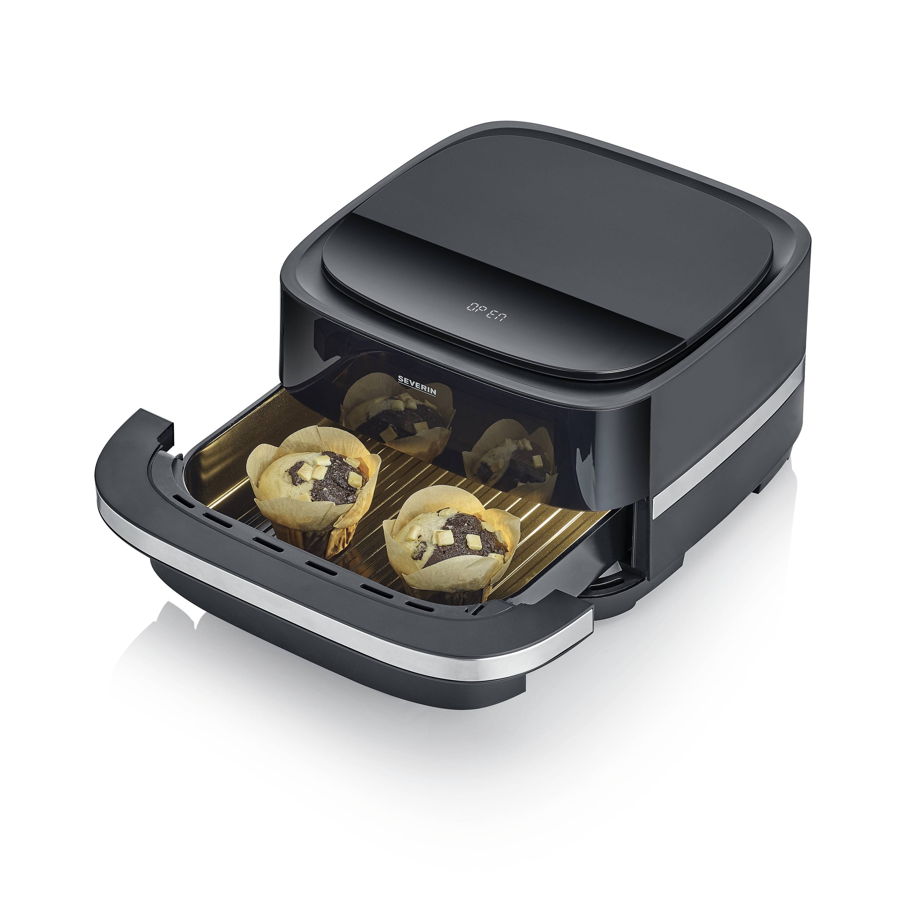 Severin FR 2464 Heißluft-Fritteuse 4l 2100W Timerfunktion Schwarz