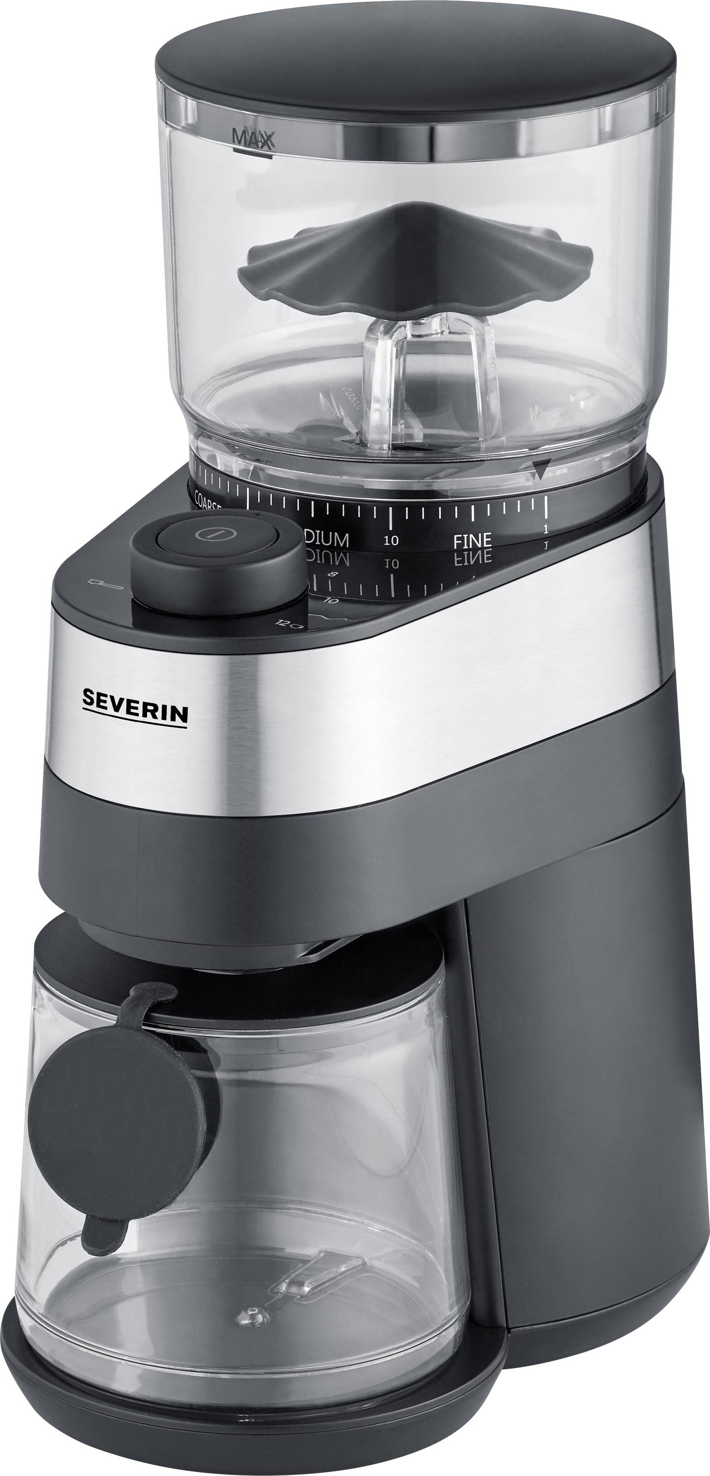 Severin KM 3880 Kaffeemühle Schwarz, Edelstahl