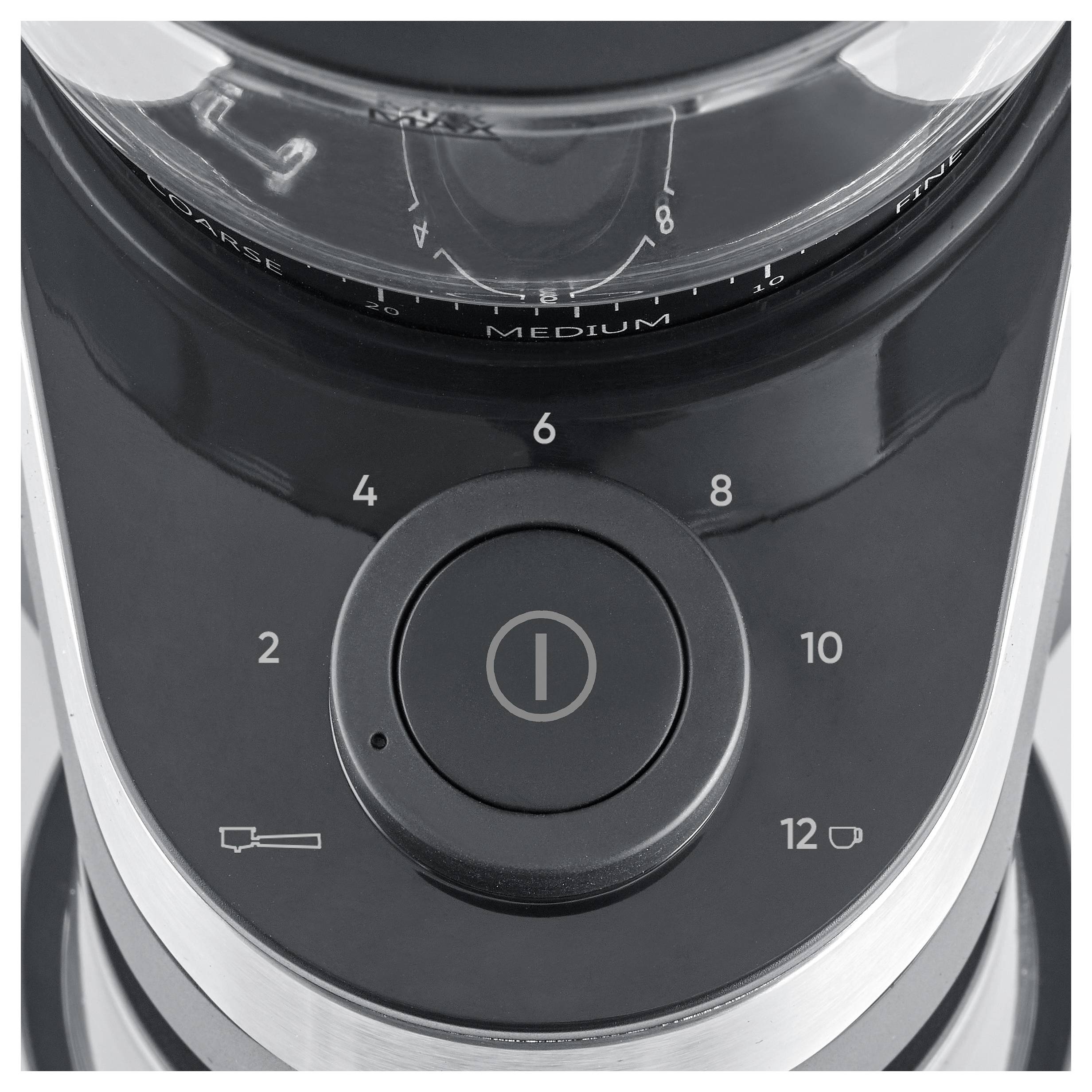 Severin KM 3880 Kaffeemühle Schwarz, Edelstahl