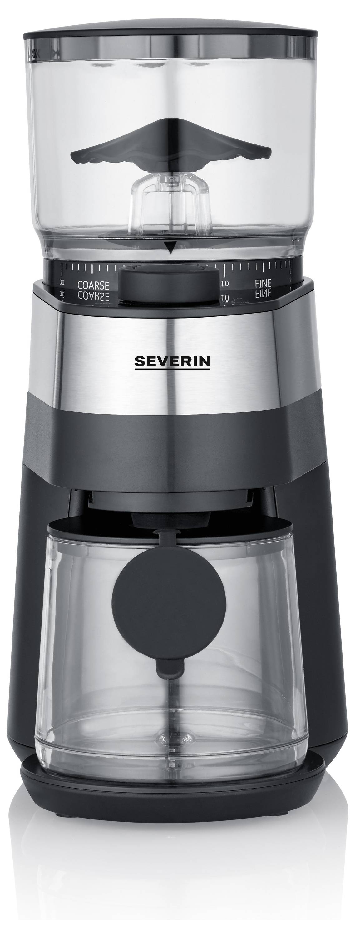 Severin KM 3880 Kaffeemühle Schwarz, Edelstahl