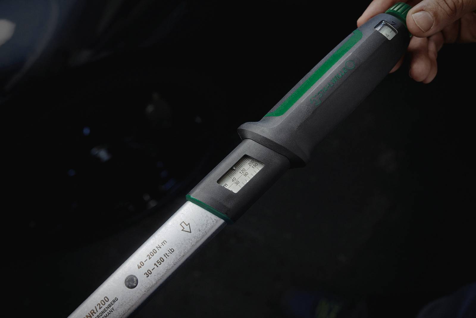 Stahlwille 750NR/200 50021004 Drehmomentschlüssel für Aufsteckwerkzeuge, mit Knarre 1/2" (12.5 mm) 40 - 200 Nm