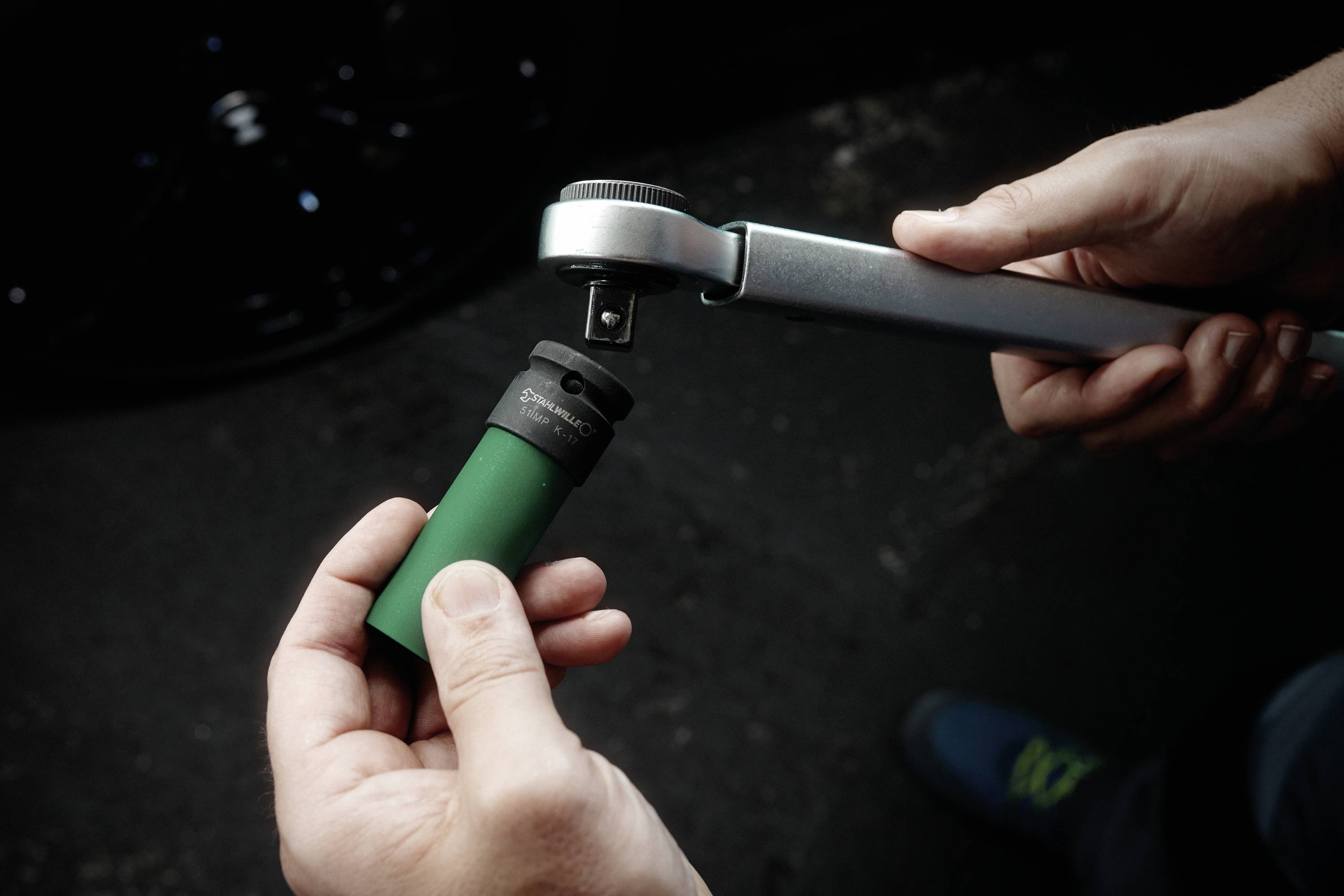 Stahlwille 750NR/200 50021004 Drehmomentschlüssel für Aufsteckwerkzeuge, mit Knarre 1/2" (12.5 mm) 40 - 200 Nm