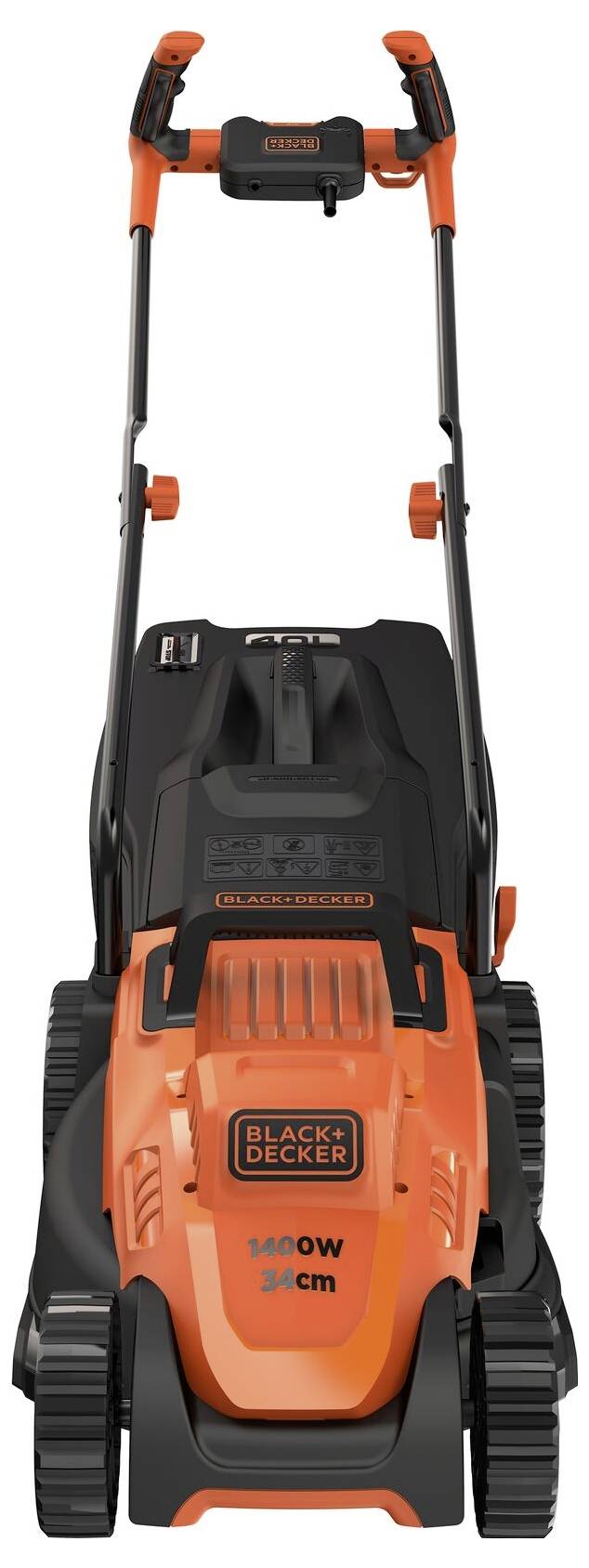 Black & Decker Elektro Rasenmäher mit Schnitthöhenverstellung 1400W Schnittbreite (max.) 34cm
