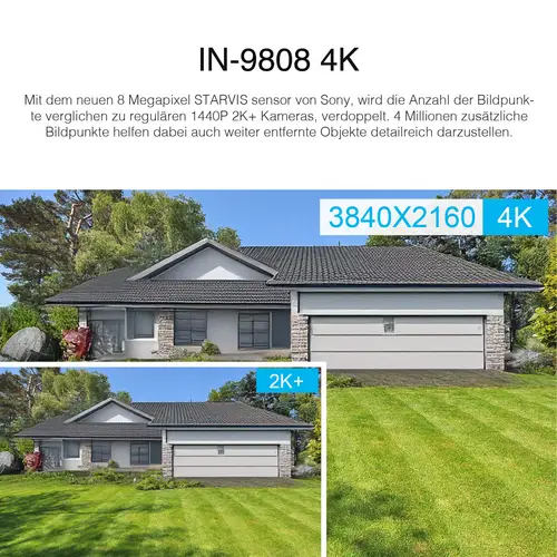 INSTAR IN-9808 4K schwarz 18001 IP Überwachungskamera INSTAR IN-9808 4K schwarz 18001 IP Überwachungskamera