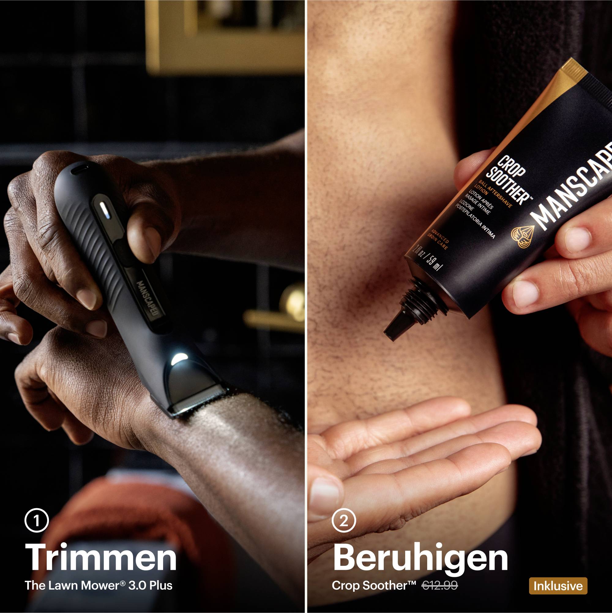 MANSCAPED The Lawn Mower 3.0 Plus Bartschneider, Haarschneider Schwarz