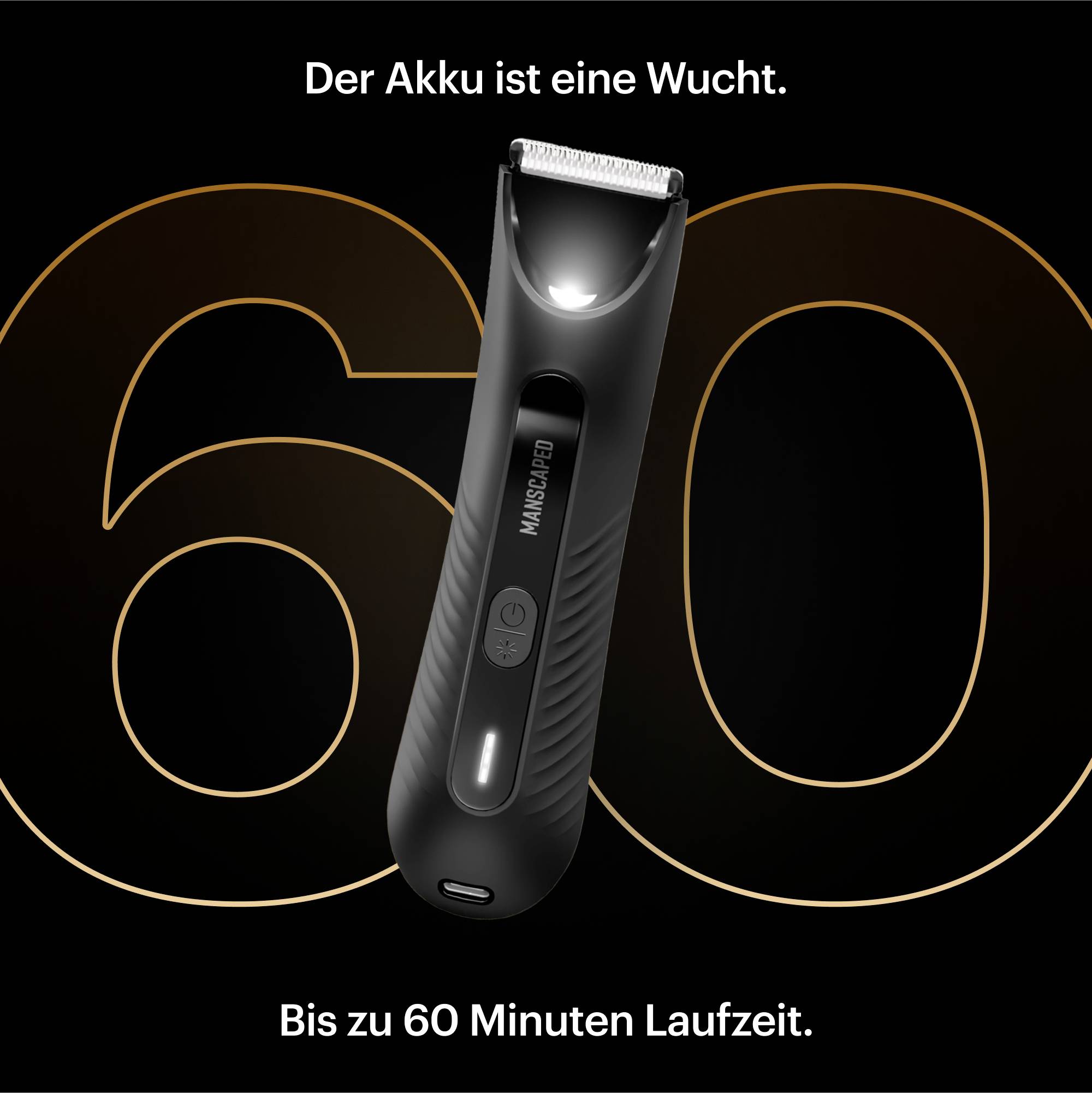 MANSCAPED The Lawn Mower 3.0 Plus Bartschneider, Haarschneider Schwarz