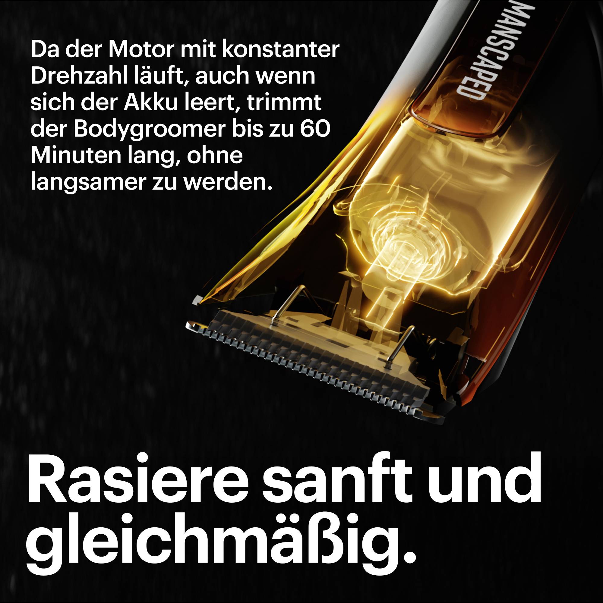 MANSCAPED The Lawn Mower 3.0 Plus Bartschneider, Haarschneider Schwarz