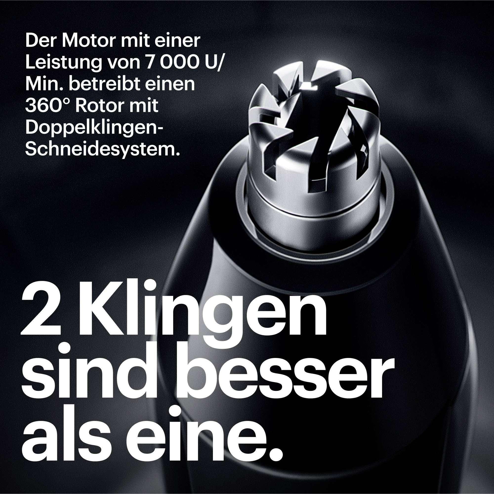 MANSCAPED Weed Wacker 2.0 Ohr-, Nasenhaartrimmer Schwarz