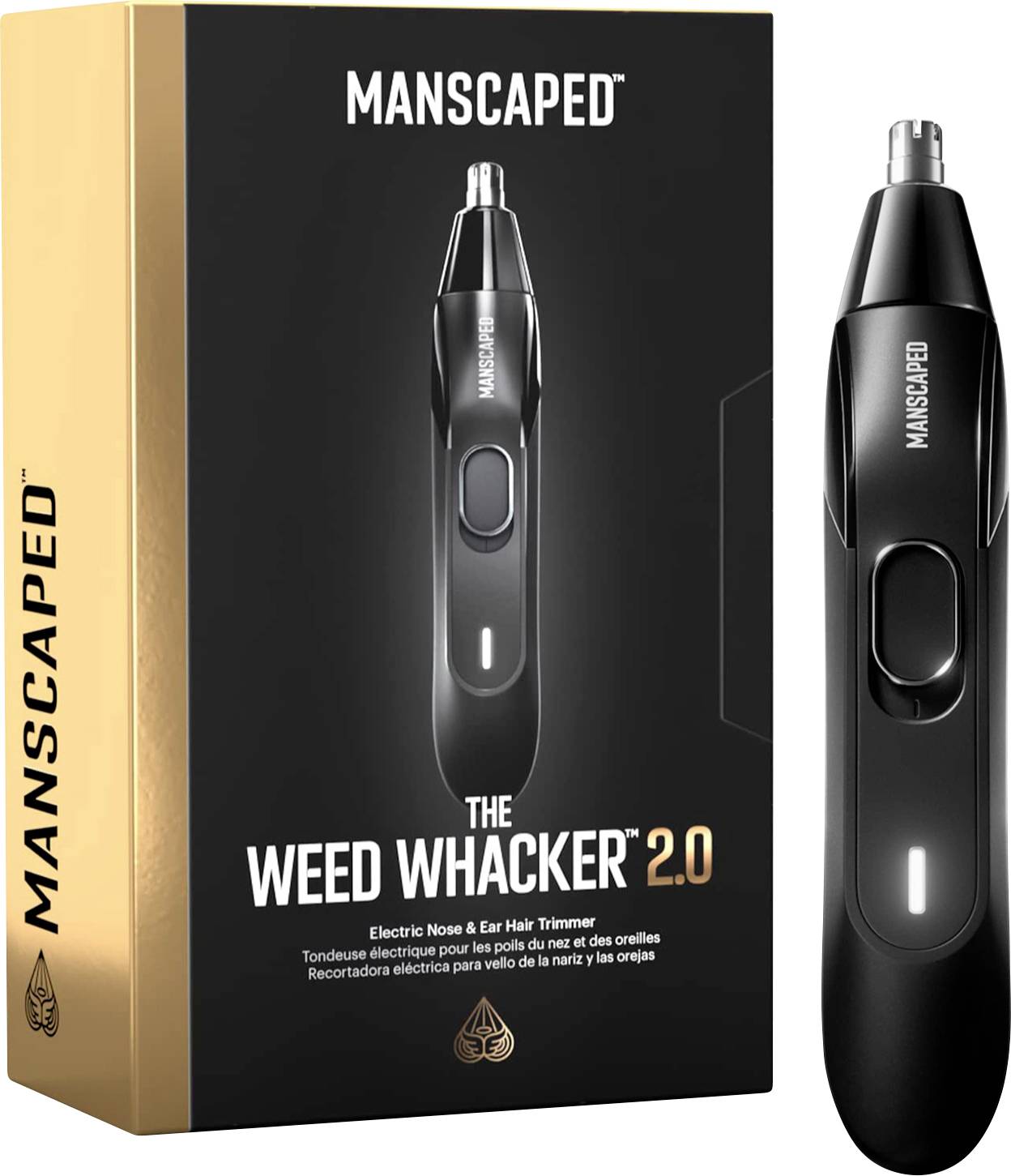 MANSCAPED Weed Wacker 2.0 Ohr-, Nasenhaartrimmer Schwarz