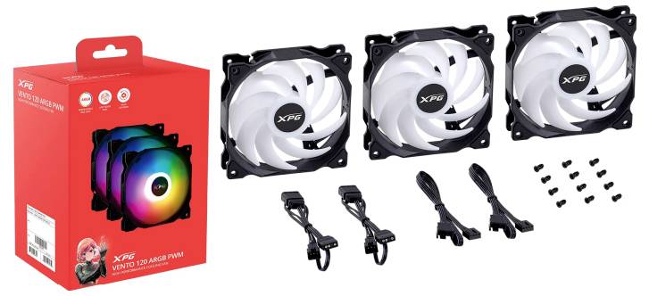 ADATA VENTO 120 PC-Gehäuse-Lüfter Schwarz