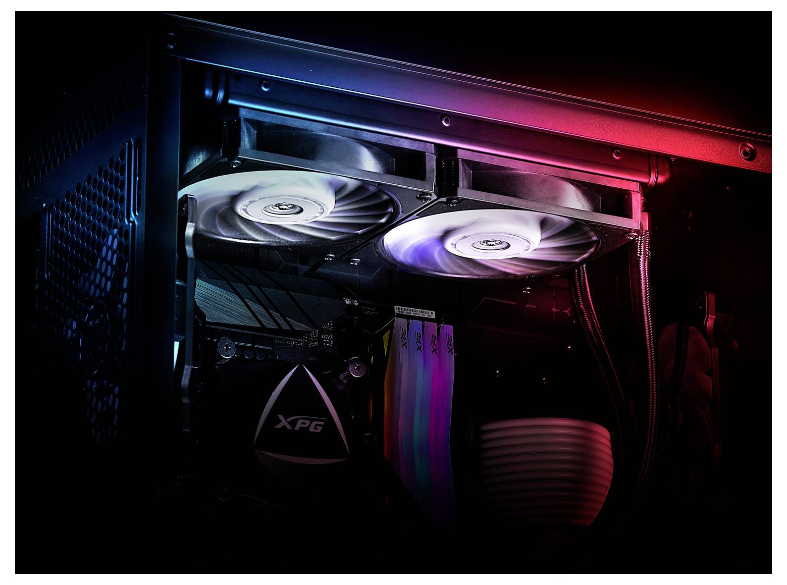 ADATA VENTO Pro 120 PC-Gehäuse-Lüfter Schwarz, Weiß (B x H x T) 120 x 25 x 120mm