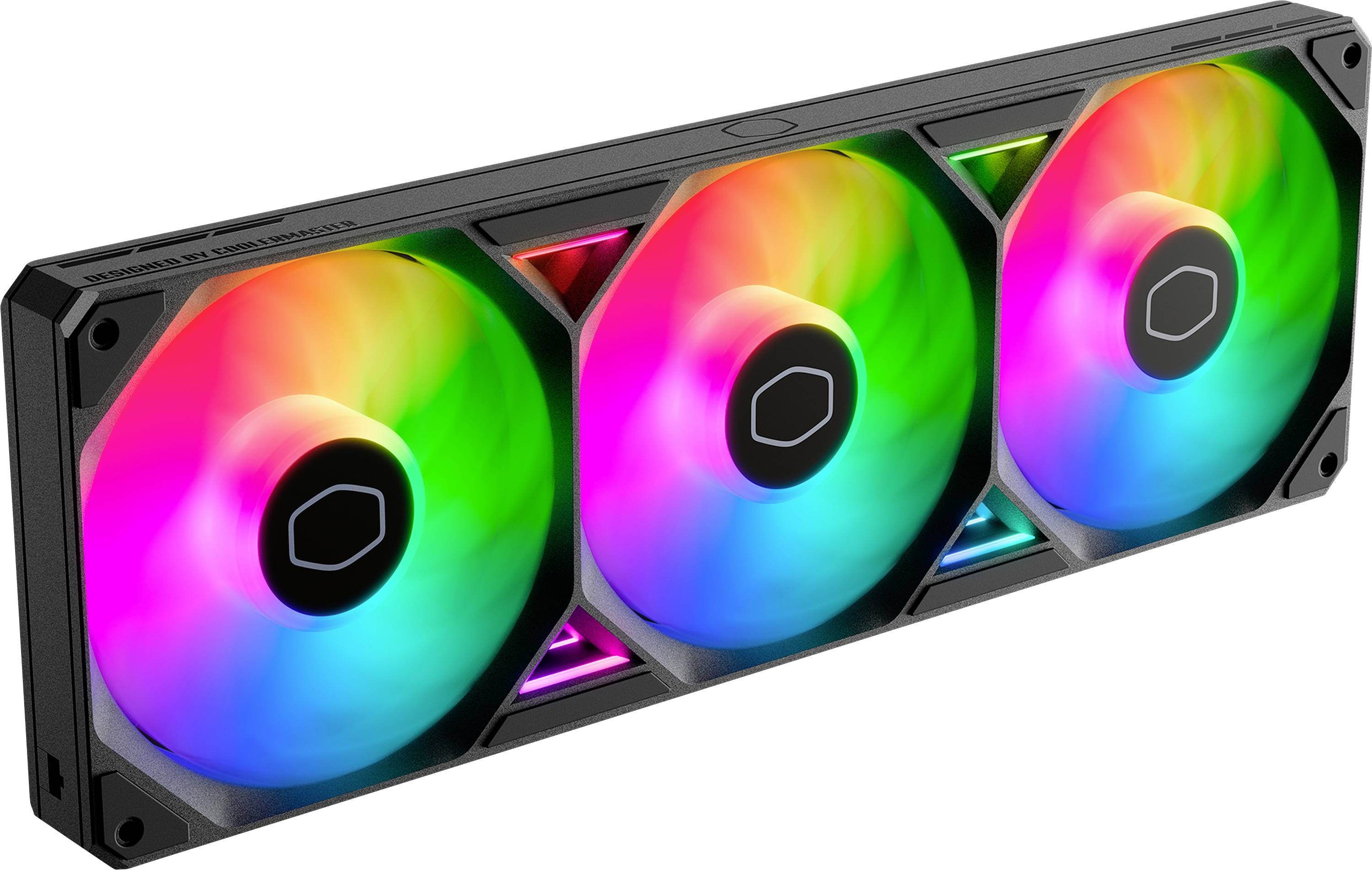 Cooler Master SickleFlow Edge PC-Gehäuse-Lüfter Schwarz (B x H x T) 122 x 26.5 x 361mm inkl. LED-Beleuchtung