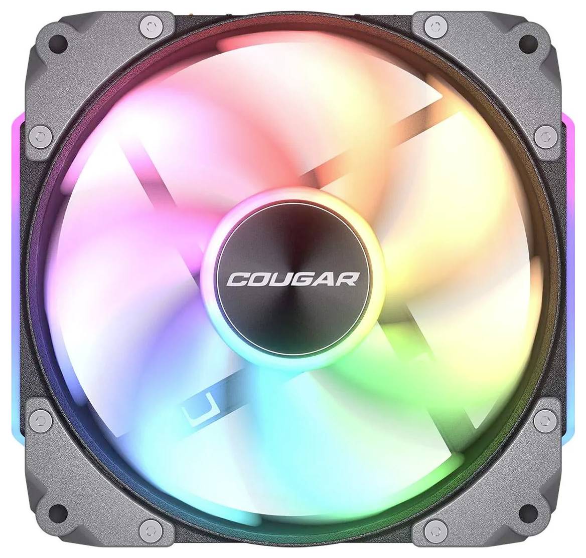 Cougar CF-APR12HB3-RGB PC-Gehäuse-Lüfter Schwarz (B x H x T) 120 x 120 x 28mm