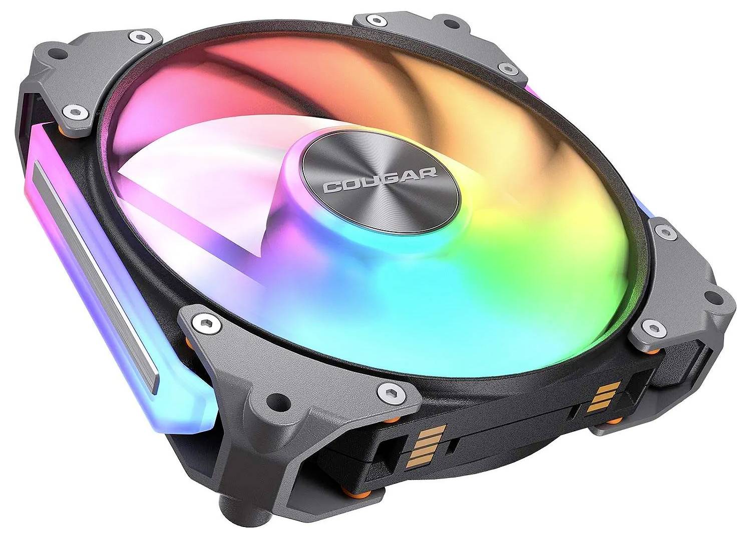 Cougar CF-APR12HB3-RGB PC-Gehäuse-Lüfter Schwarz (B x H x T) 120 x 120 x 28mm