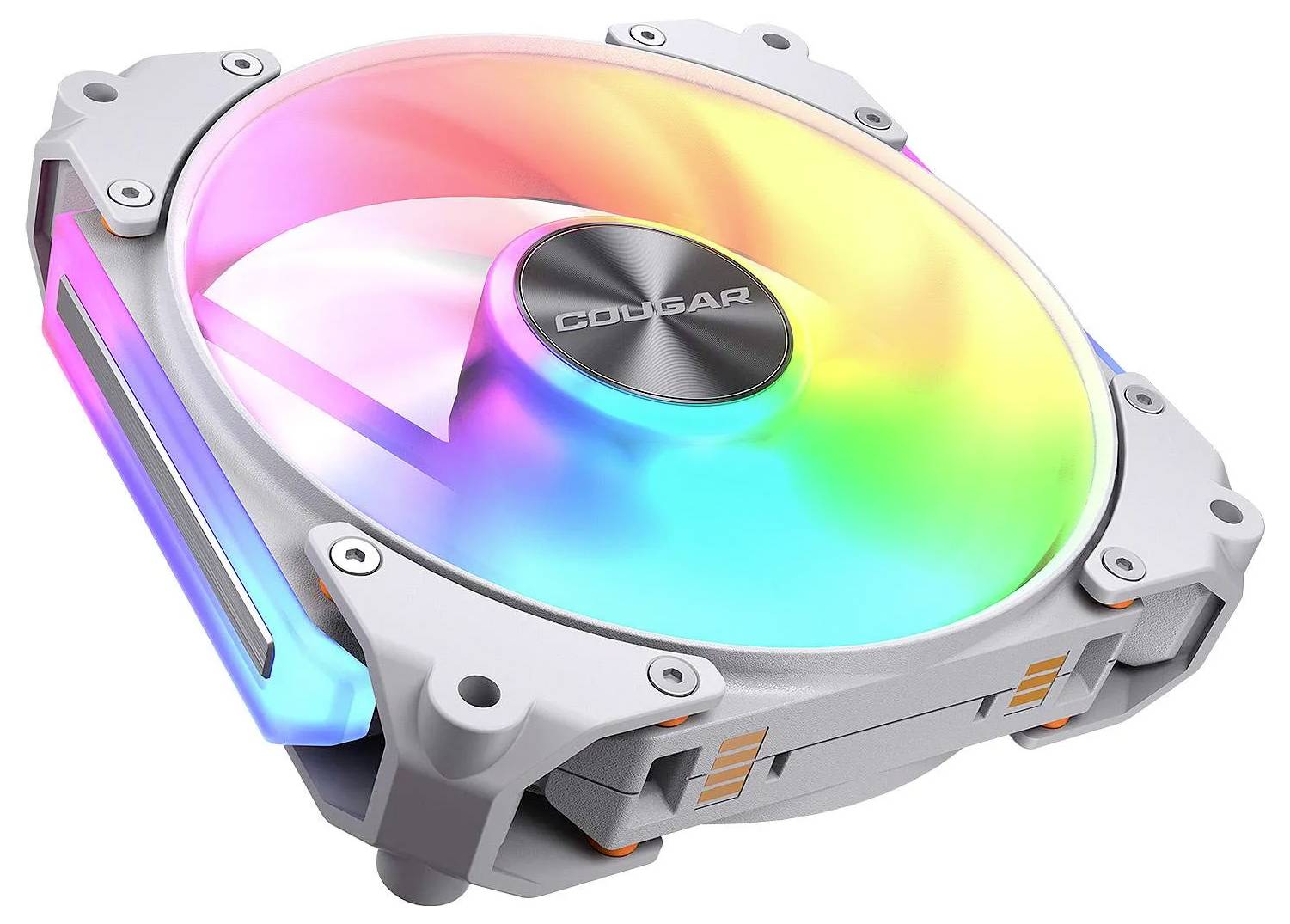Cougar CF-APR12HW3-RGB PC-Gehäuse-Lüfter Weiß (B x H x T) 120 x 120 x 28mm