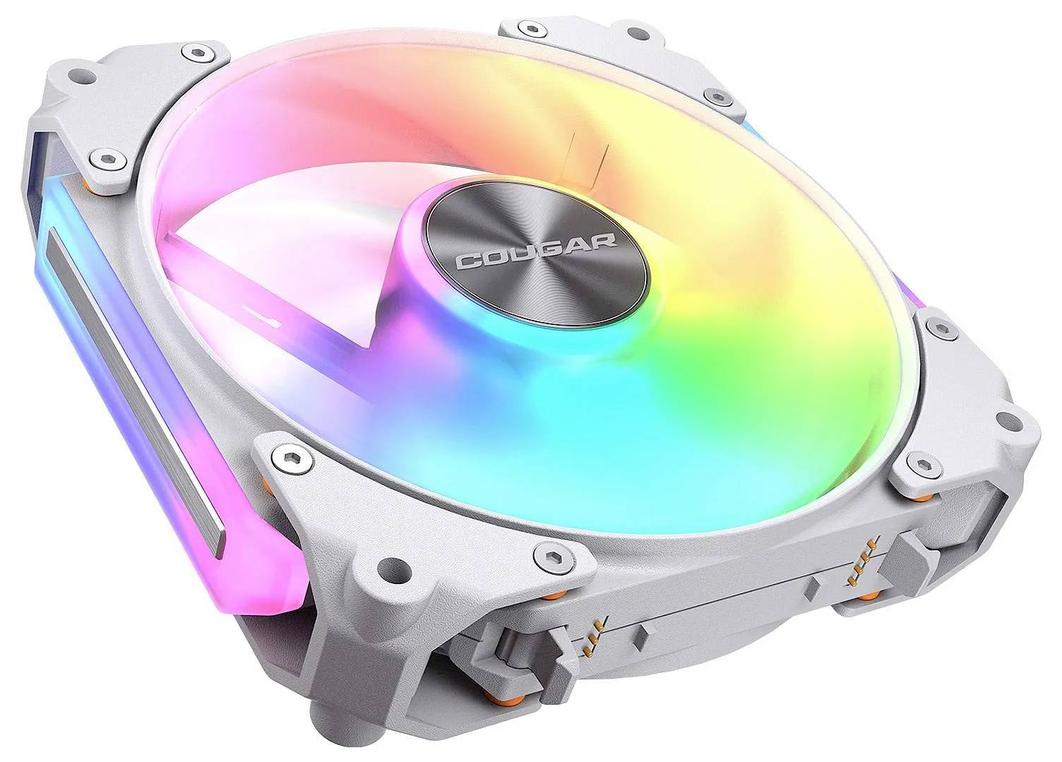 Cougar CF-APR12HW3-RGB PC-Gehäuse-Lüfter Weiß (B x H x T) 120 x 120 x 28mm