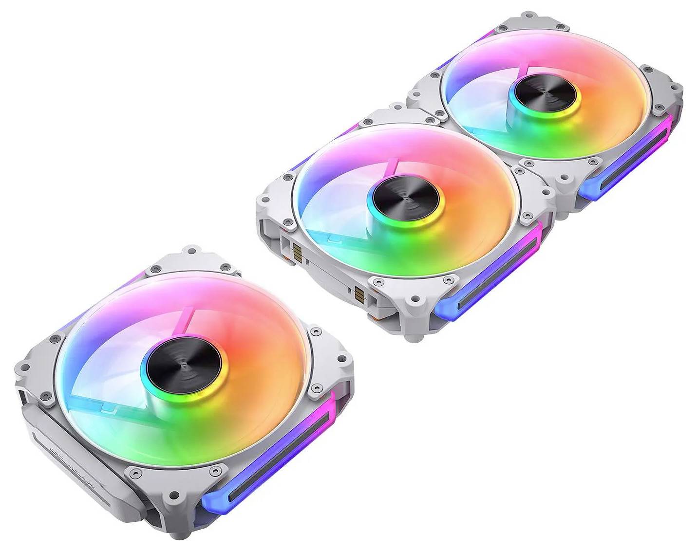 Cougar CF-APR12HW3-RGB PC-Gehäuse-Lüfter Weiß (B x H x T) 120 x 120 x 28mm